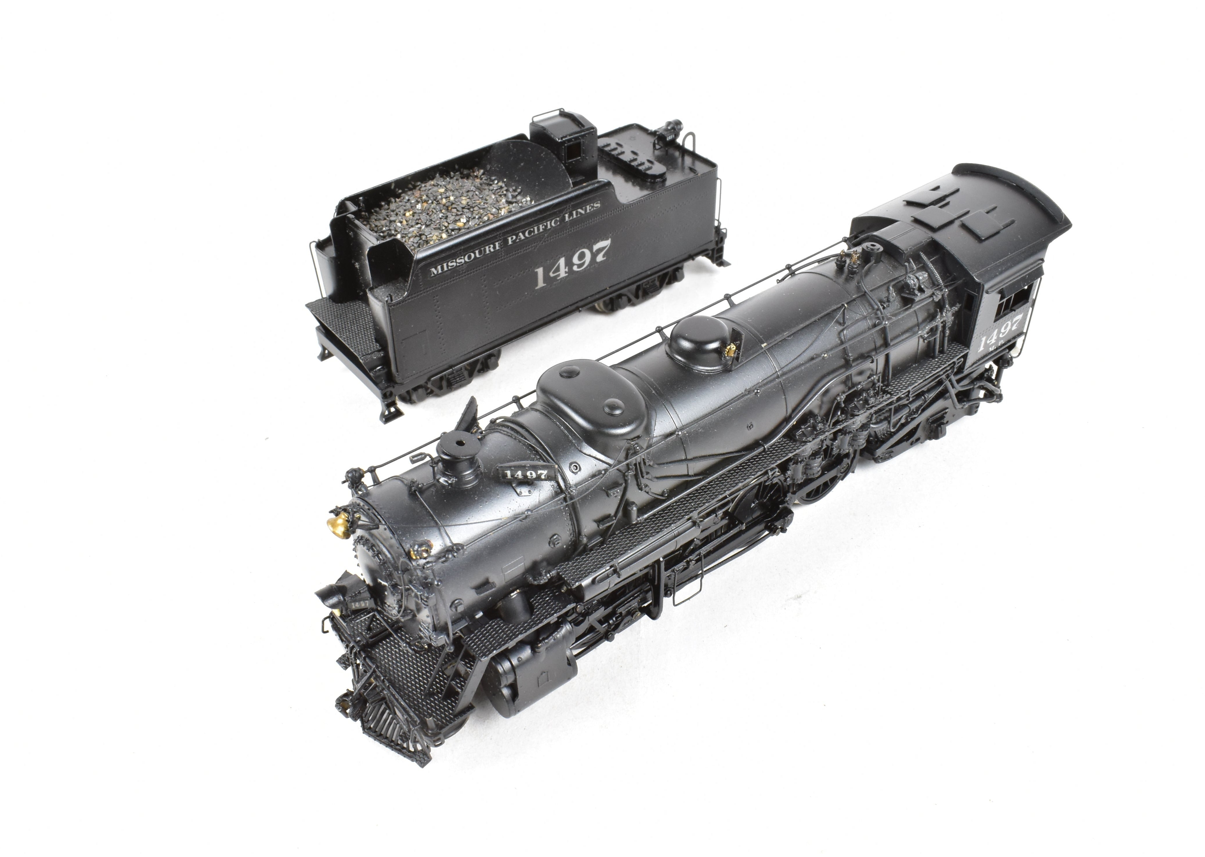 HO Scale Brass Missouri Pacific 1400 2-8-2 Mikado by Hallmark Custom Painted