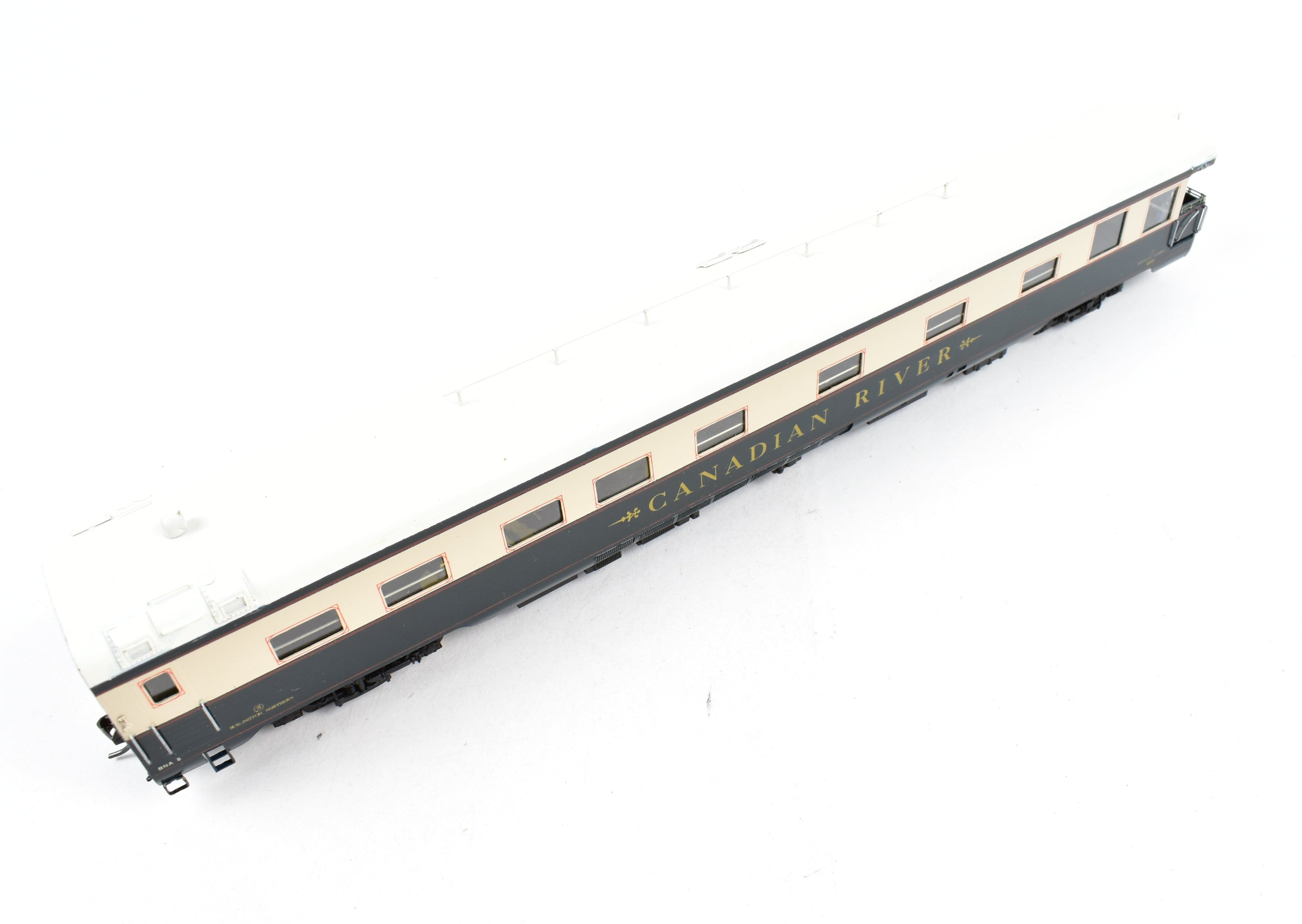 HO Scale Brass Burlington Northern 'Canadian River' Pro - Painted Business Car by W&R Enterprises