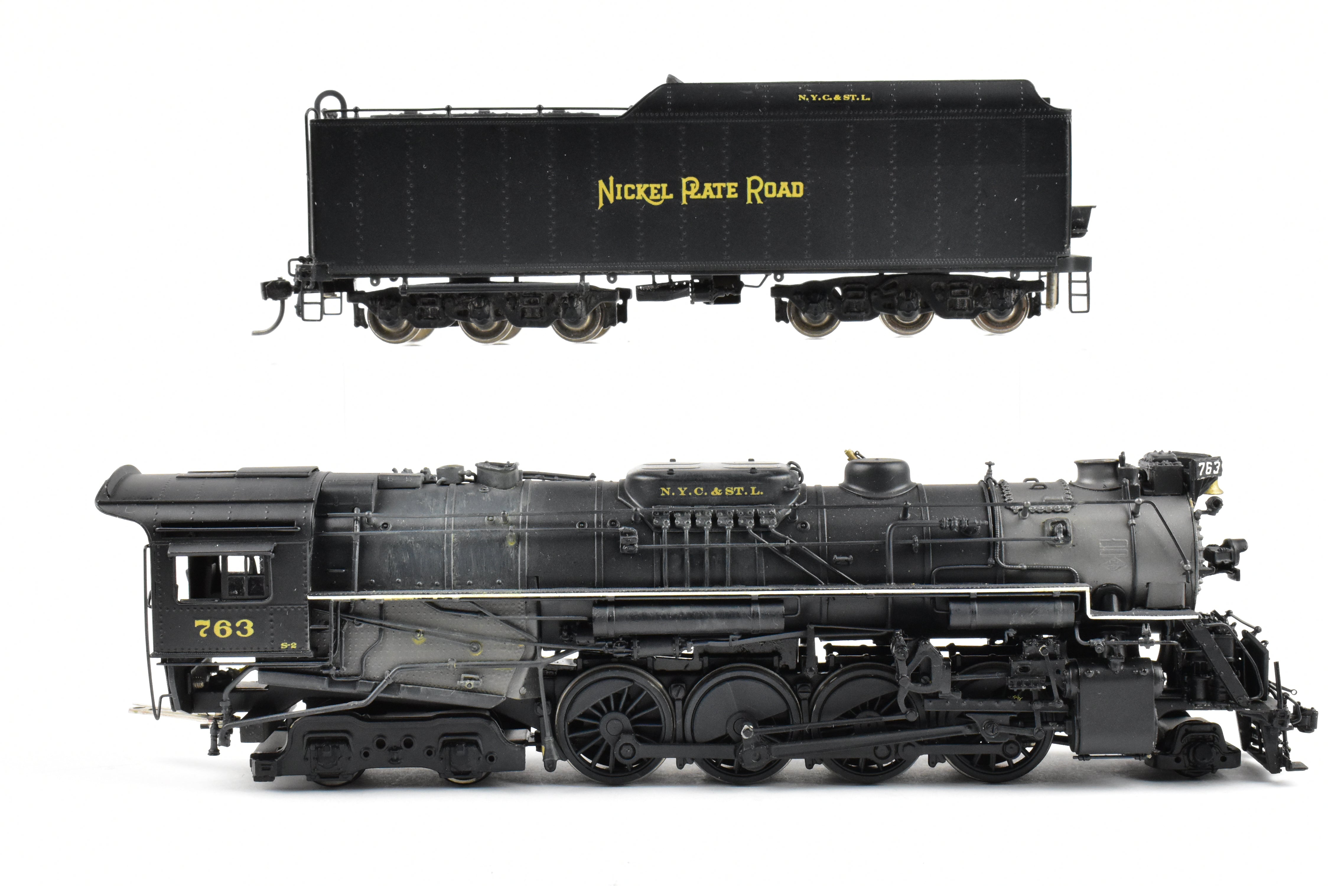 HO Brass Key Imports NKP Nickel Plate Road Weathered S-2/3 Class 2-8-4 Berkshire CP Model