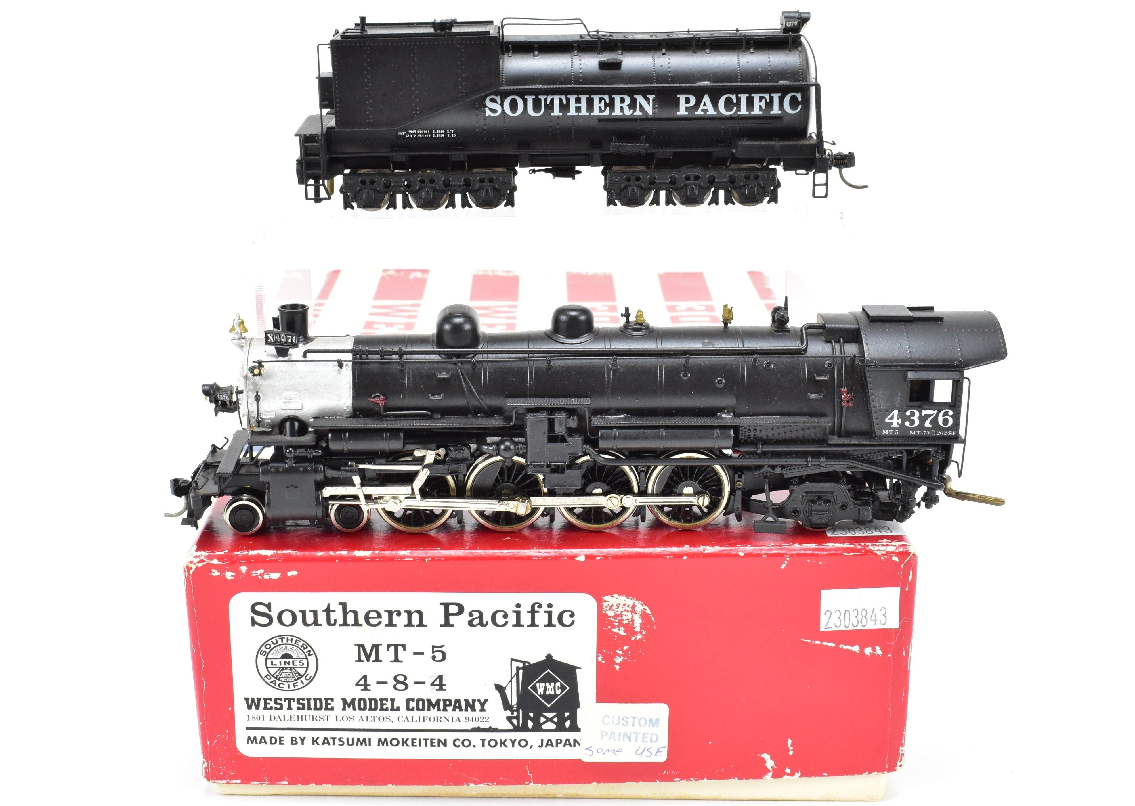 HO Brass Westside Model Co. Southern Pacific Class Mt - 5 4 - 8 - 2 Model #4376