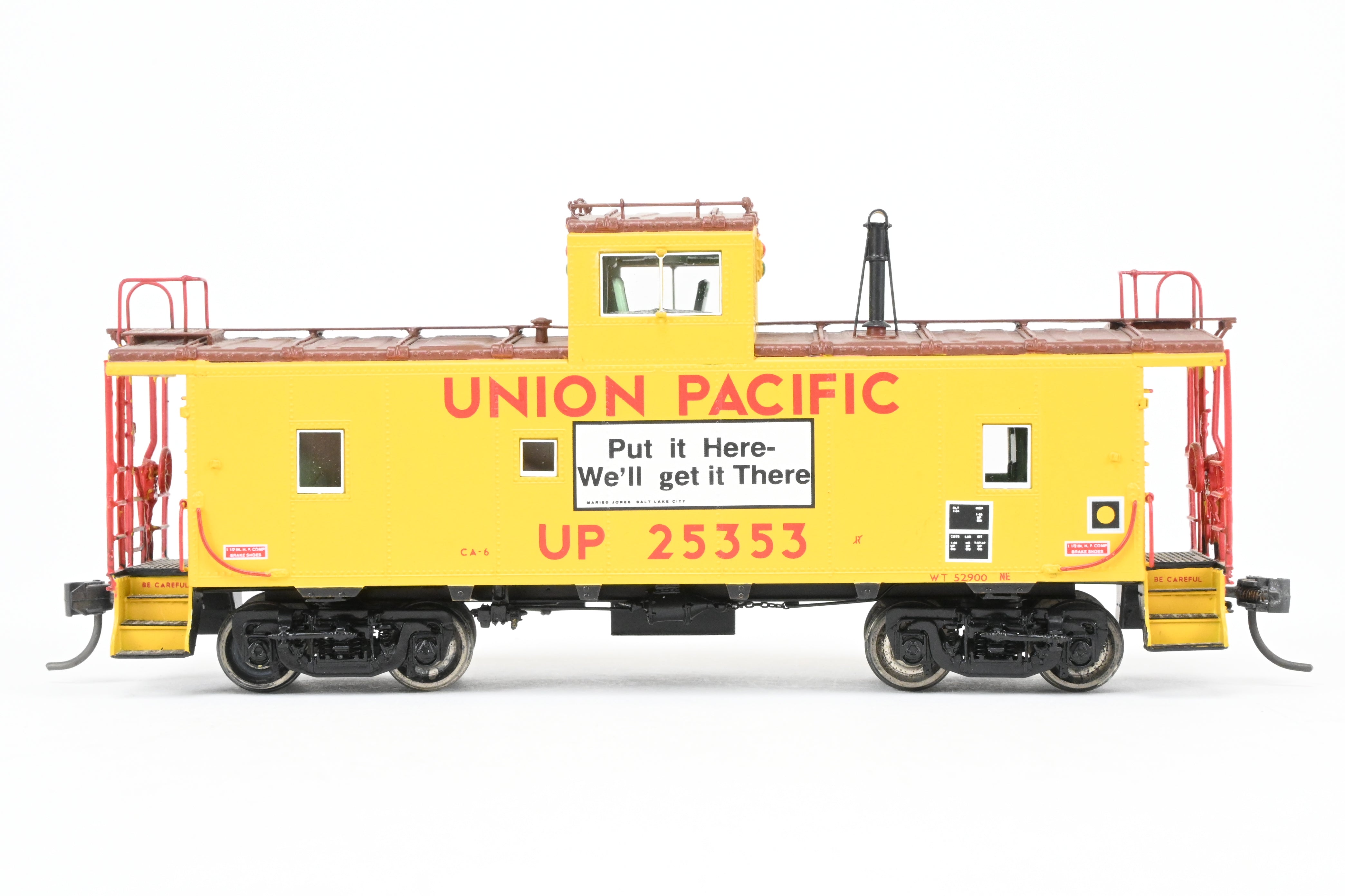 HO Scale Brass Union Pacific CA-6 Caboose FP No. 25353 by OMI