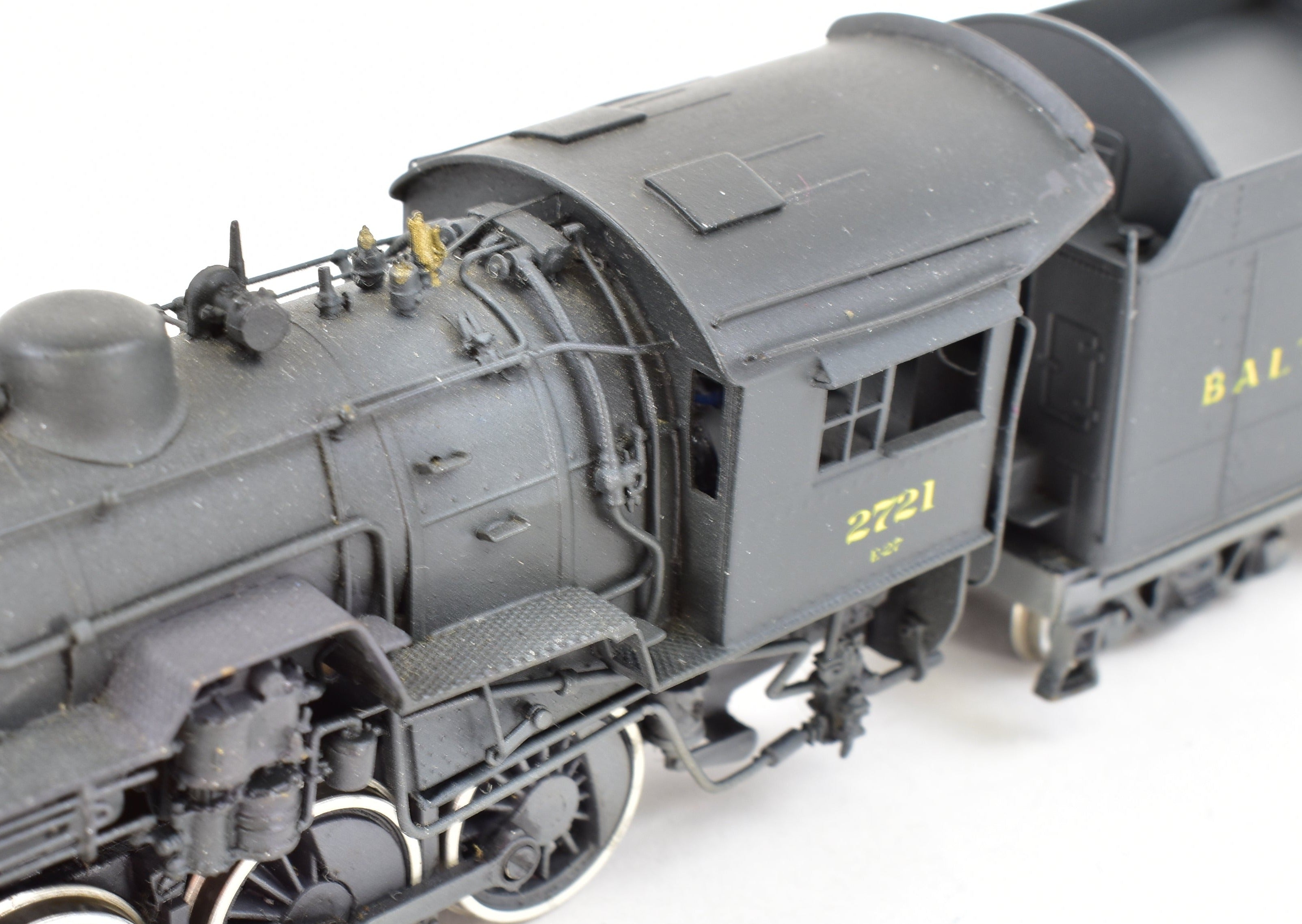 HO Brass PFM - United B&O Baltimore & Ohio E-27ca 2-8-0 Custom Painted Can Motor Model