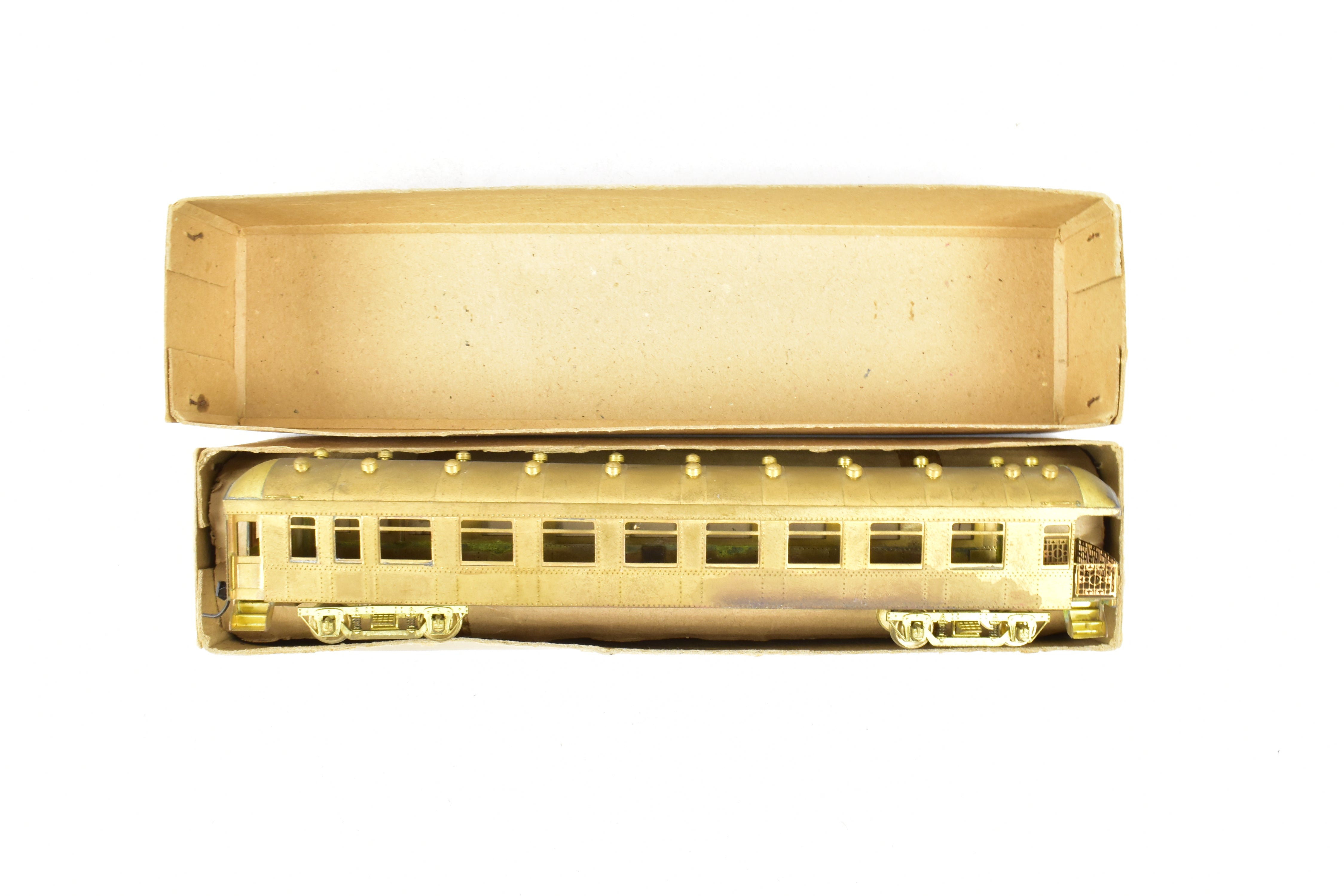 HO Scale Brass Ken Kidder Southern Pacific Harriman 60' Observation Car with PSC Trucks