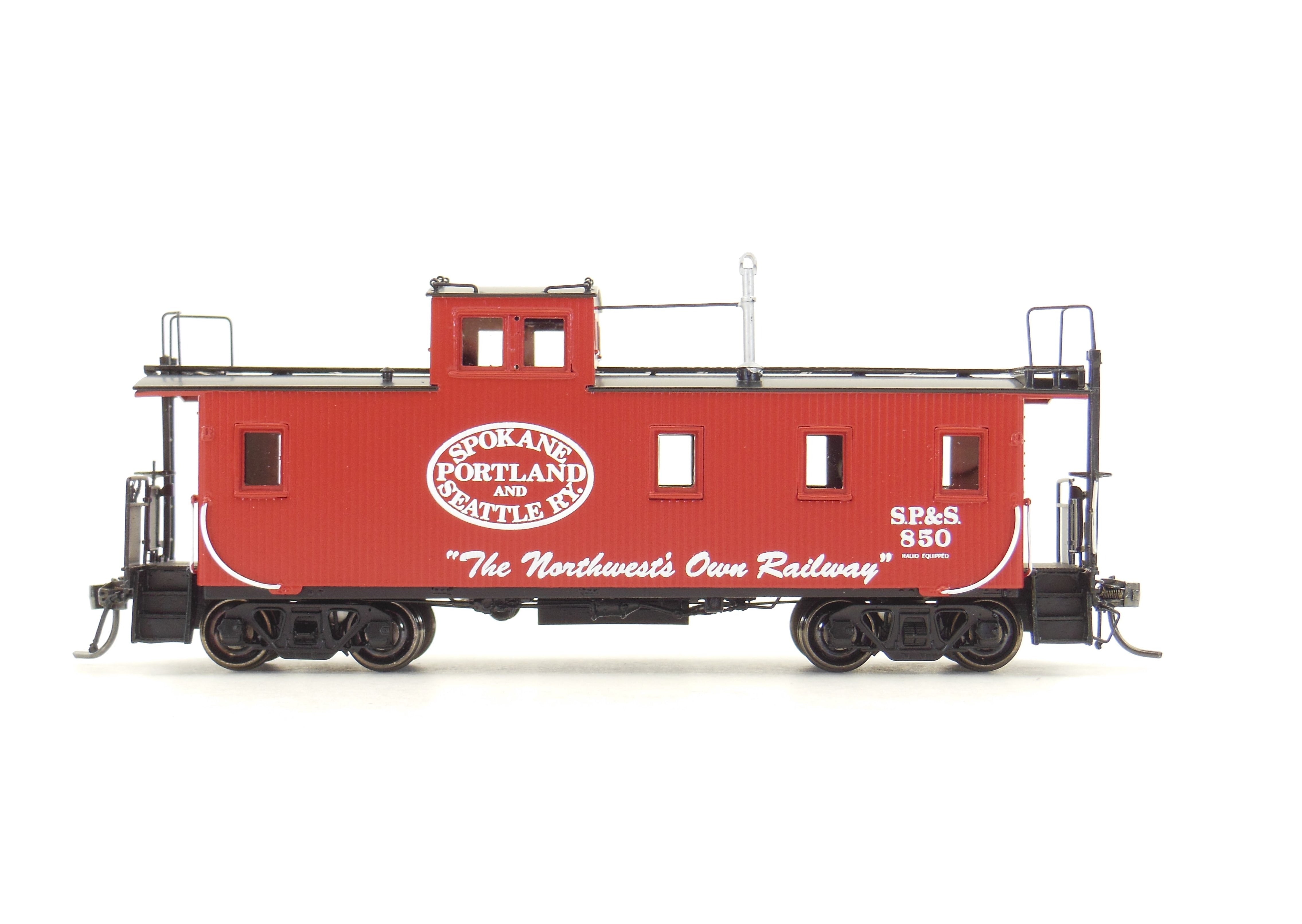 HO Brass OMI SP&S 30' Wood Caboose FP #850 by Overland Models, Inc.
