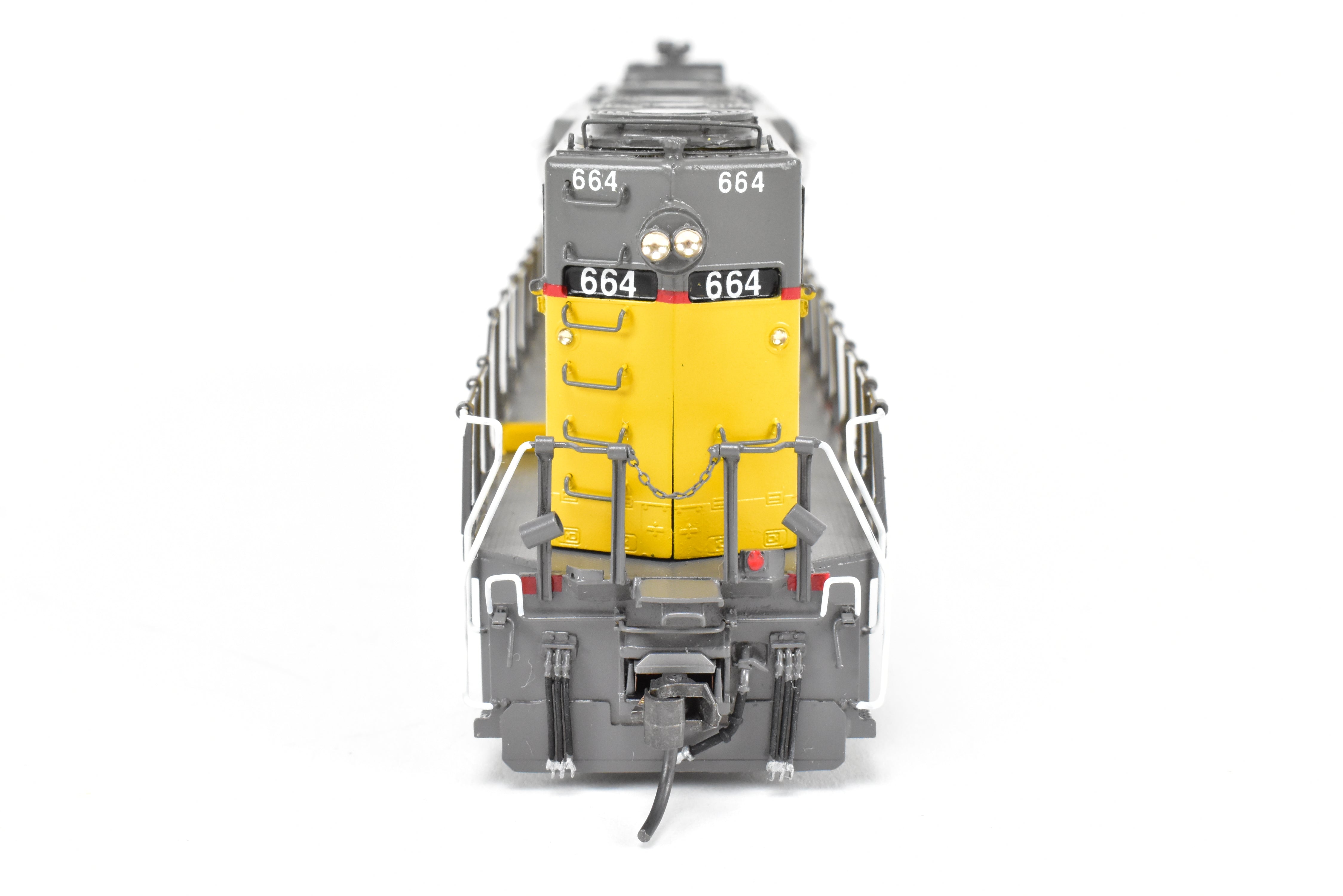 HO Scale Brass Locomotive Model - OMI - Overland Models, Inc. Union Pacific (Former WP) EMD GP40 Professionally Painted Engine #664