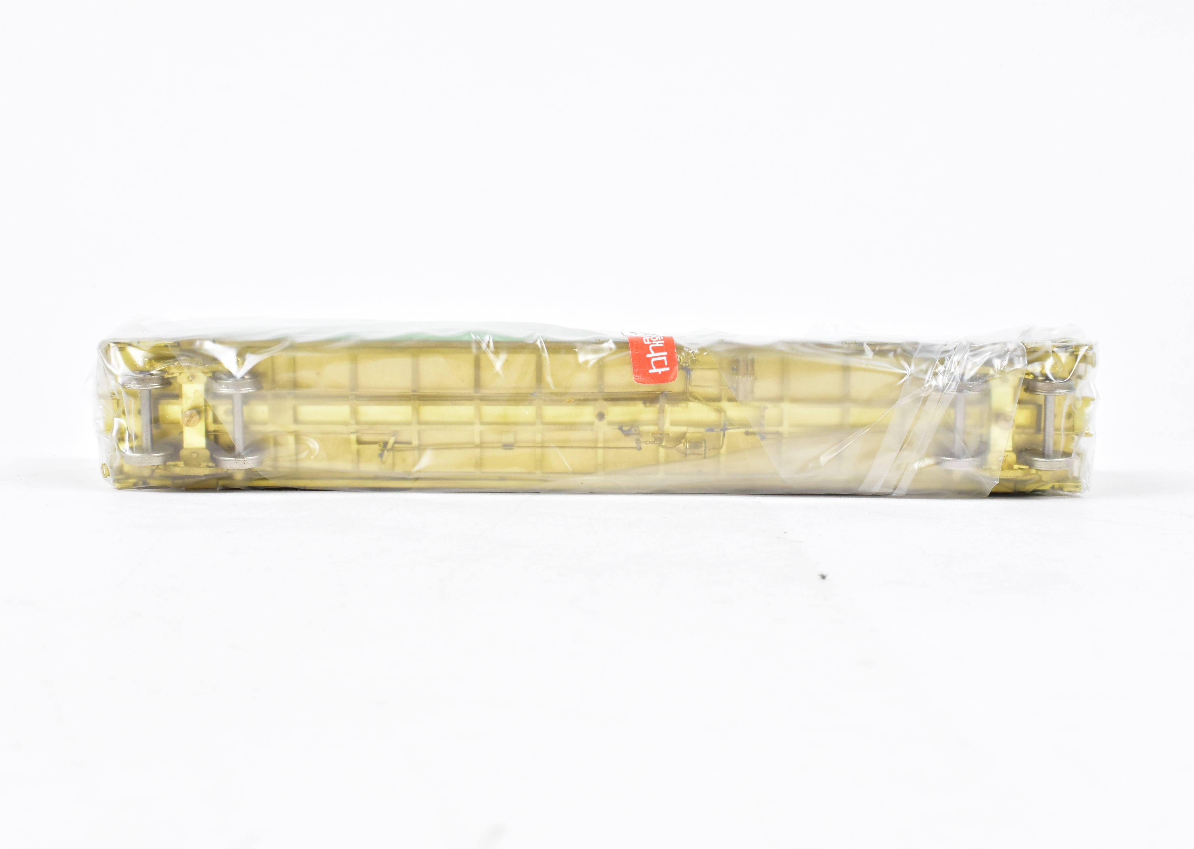 HO Brass OMI 64-Foot Thrall Center Beam Flat Car with Oval Openings