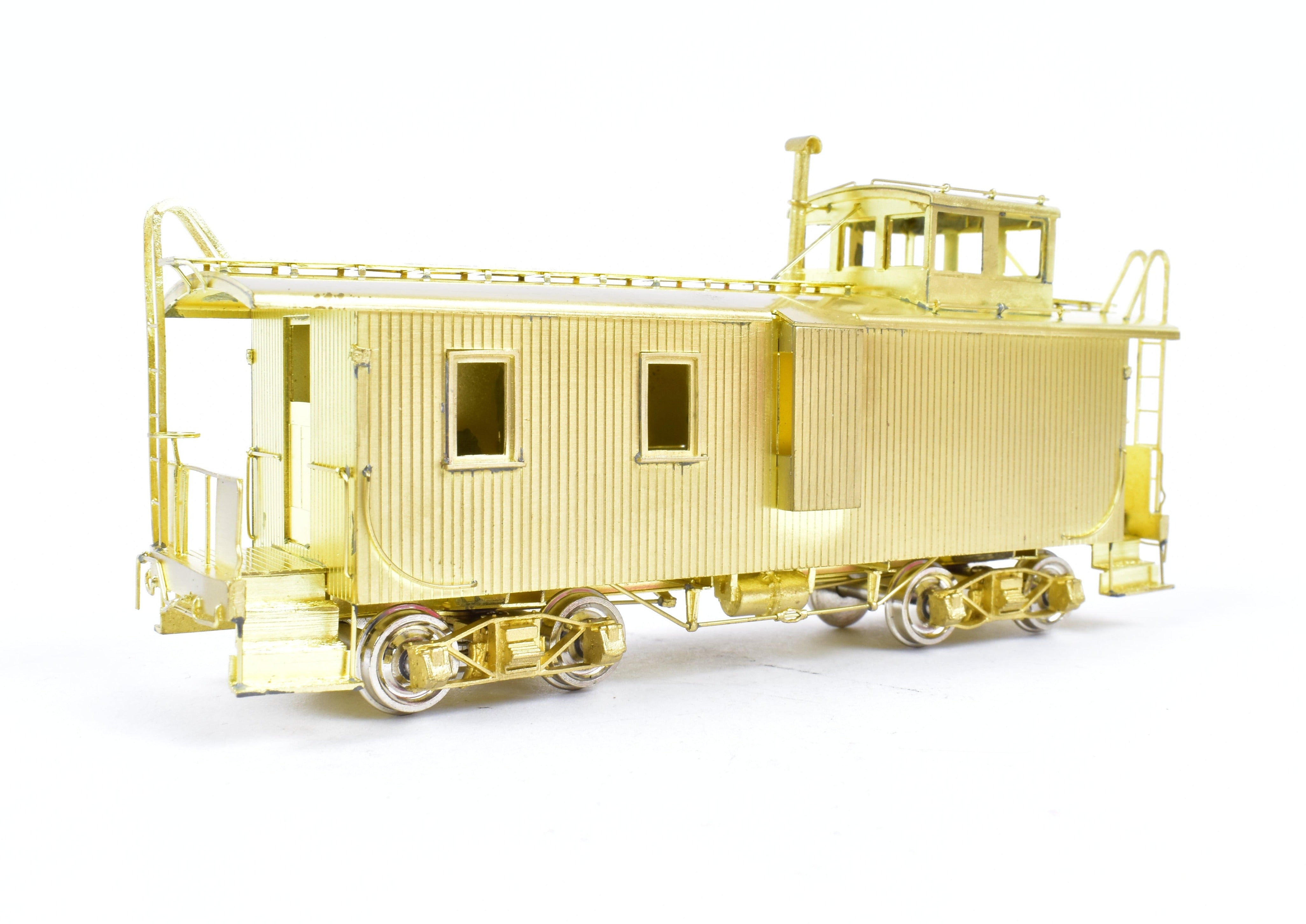 HO Scale Brass Canadian Pacific Railway Bay Window Wood Sheath Caboose by Van Hobbies