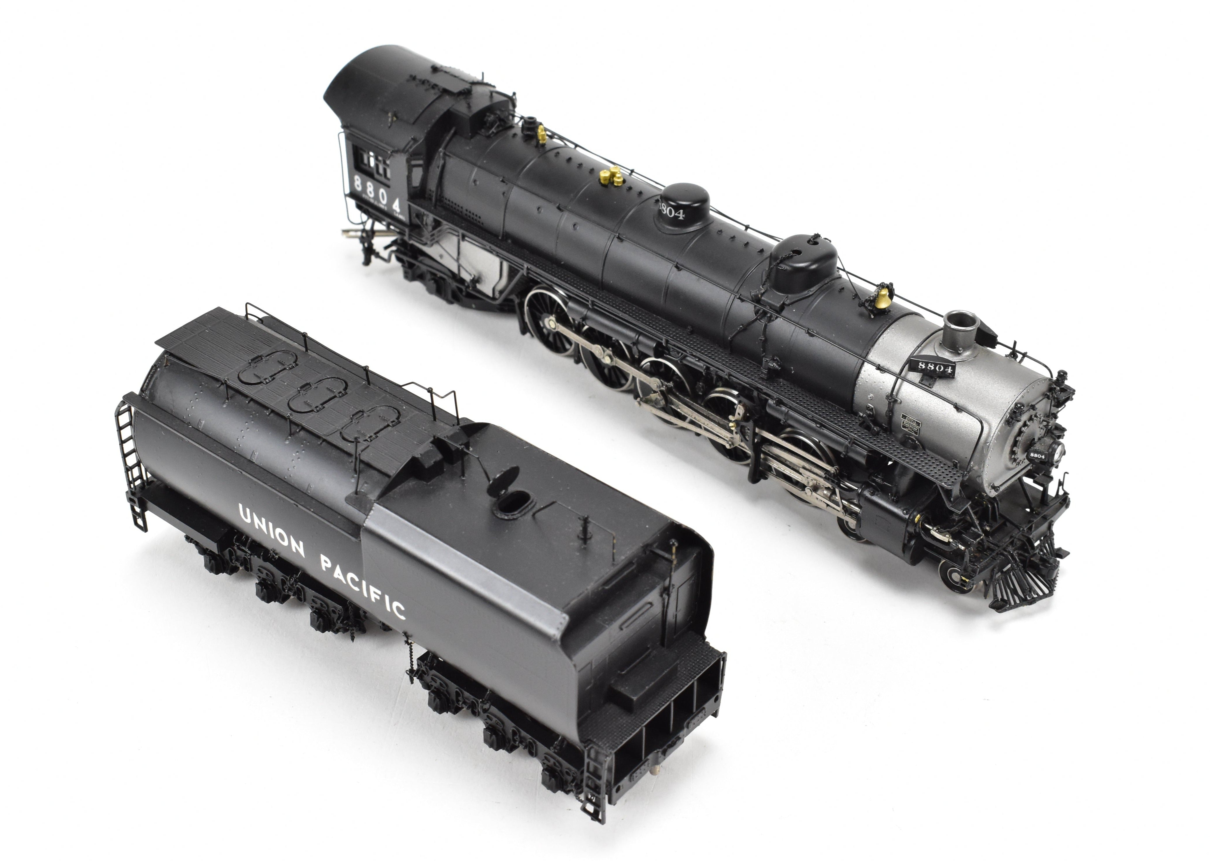 HO Scale Brass Precision Scale Co. Union Pacific Class 4 - 10 - 2 Three - Cylinder Freight/Passenger Model Train #8804 in As - Is Condition