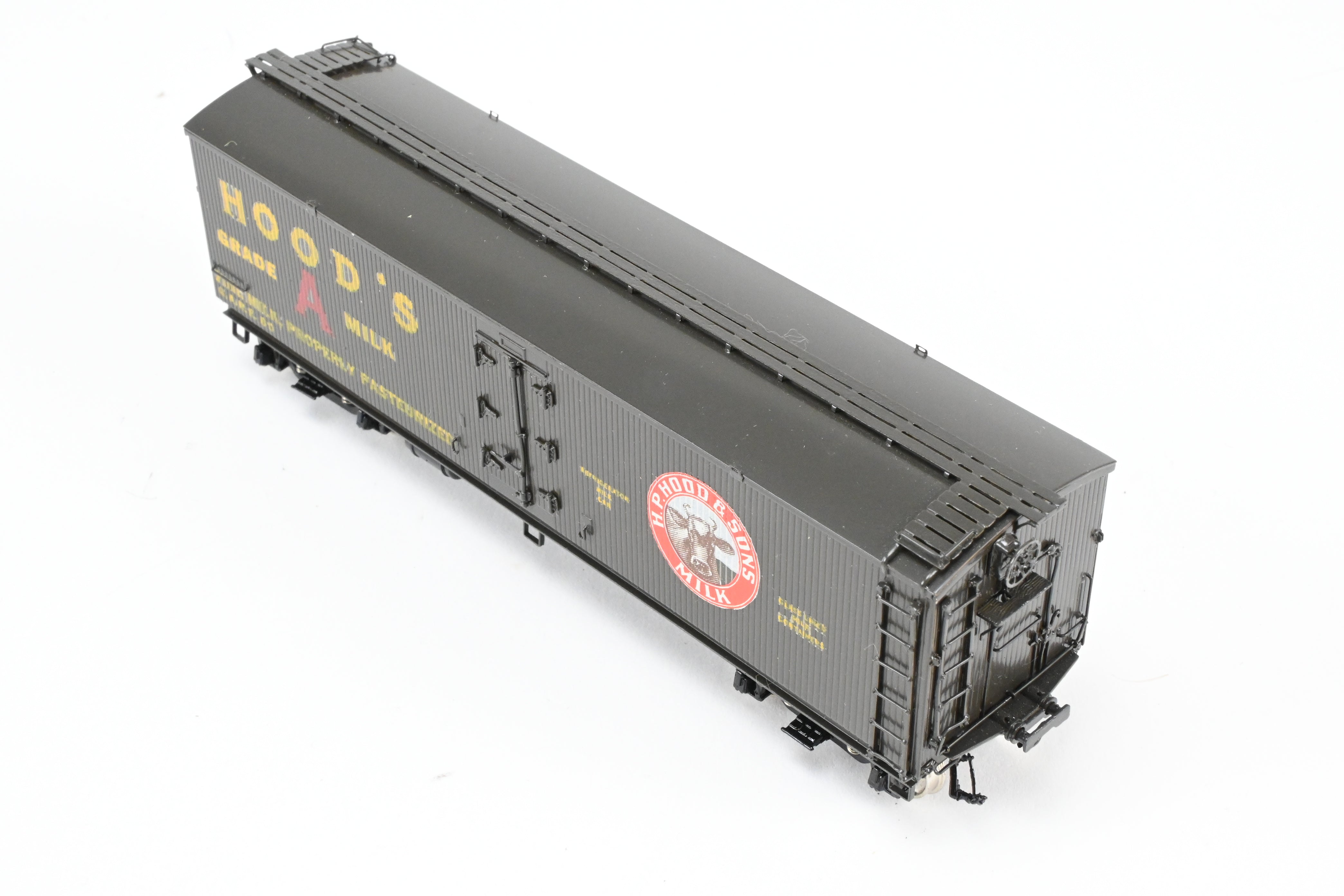 HO Brass Precision Scale Co. 41' Pfaudler Wood Sheath Milk Tank Car Hoods FP No. 802