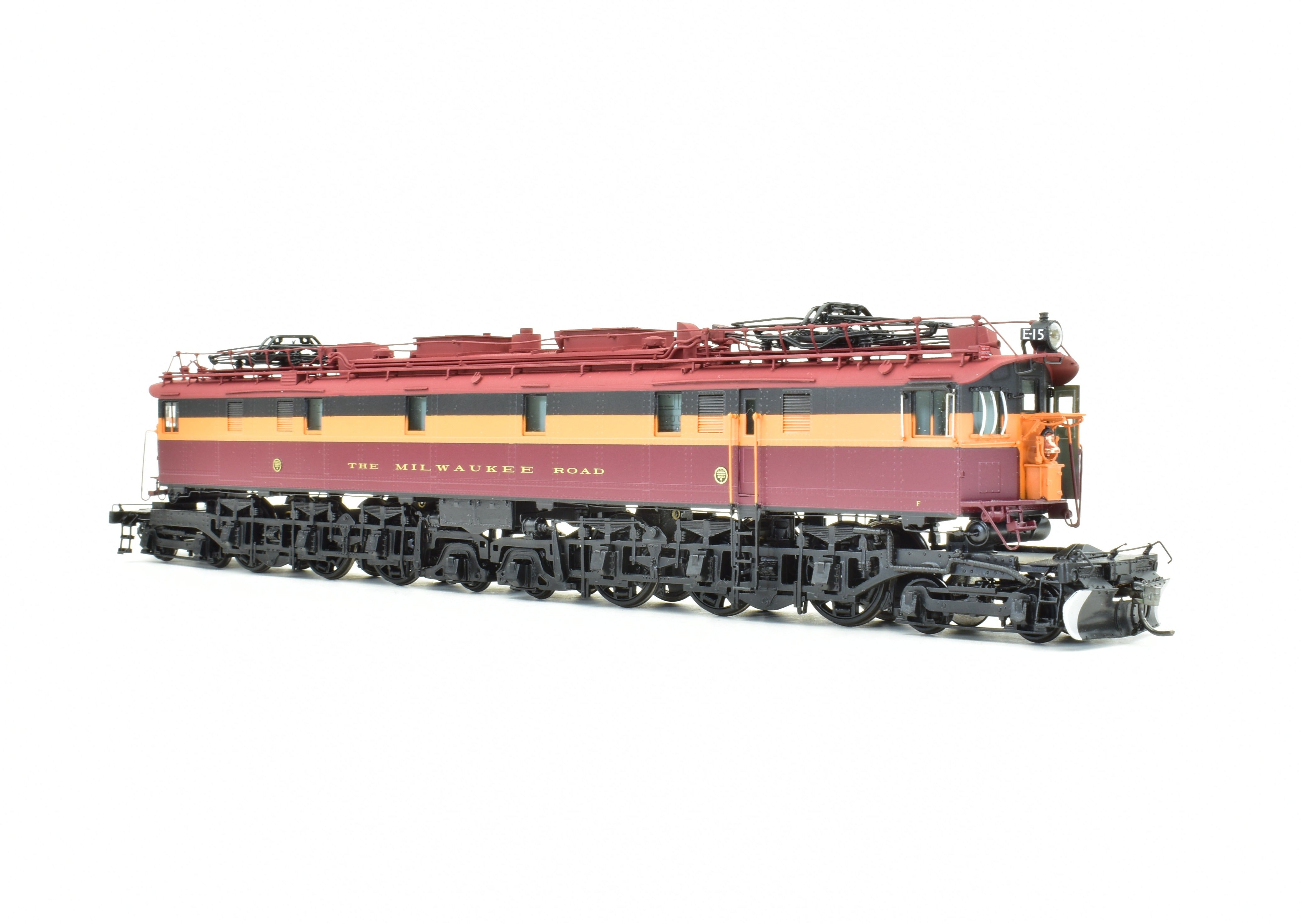 HO Scale Brass Precision Scale Co. Milwaukee Road EP-3 Quill Electric Factory Painted Model