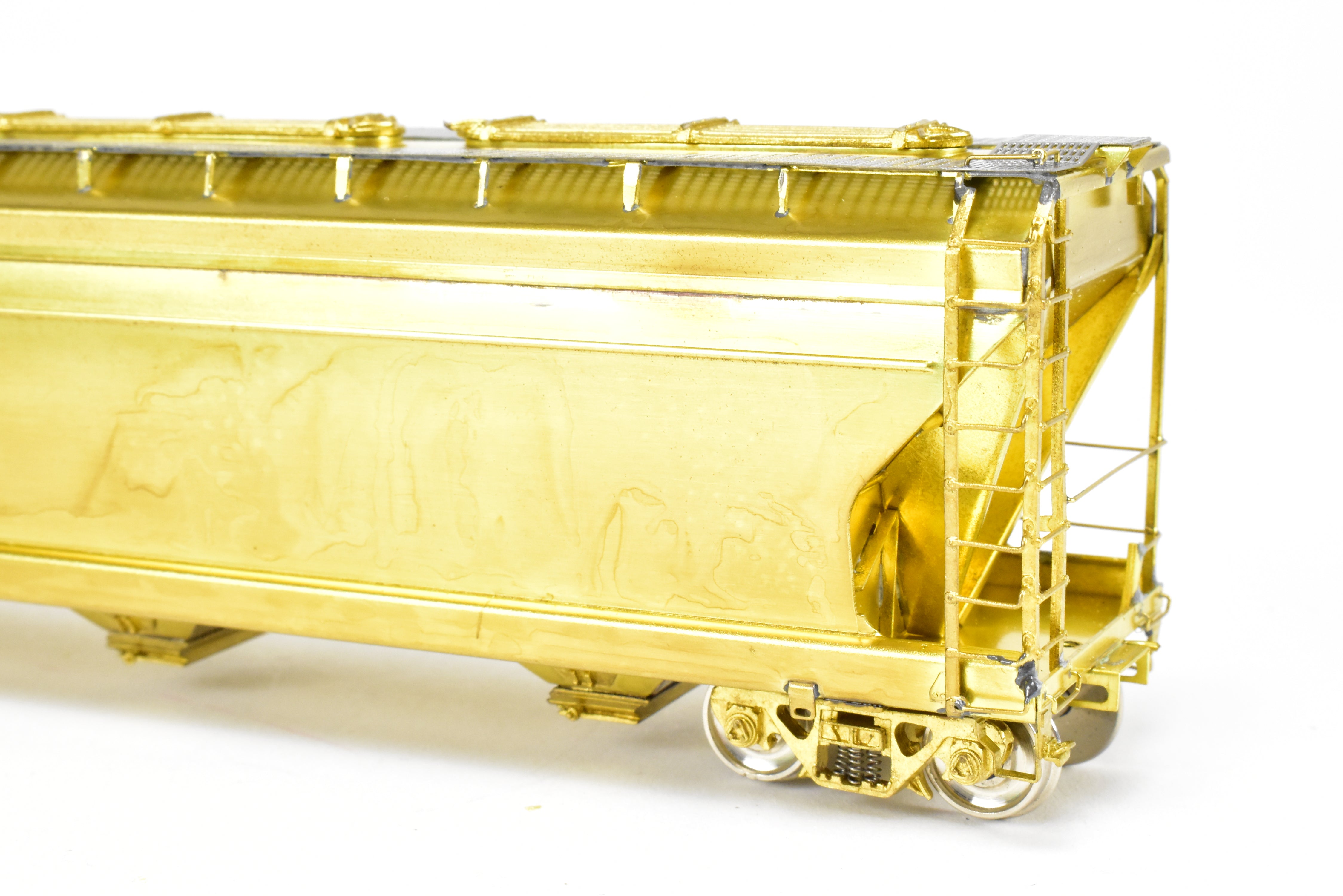 HO Scale Brass OMI - Overland Models, Inc. Various Roads ACF 3 - Bay Counterflow 4650 Cubic Feet Covered Hopper Model with 3 Long Hatches