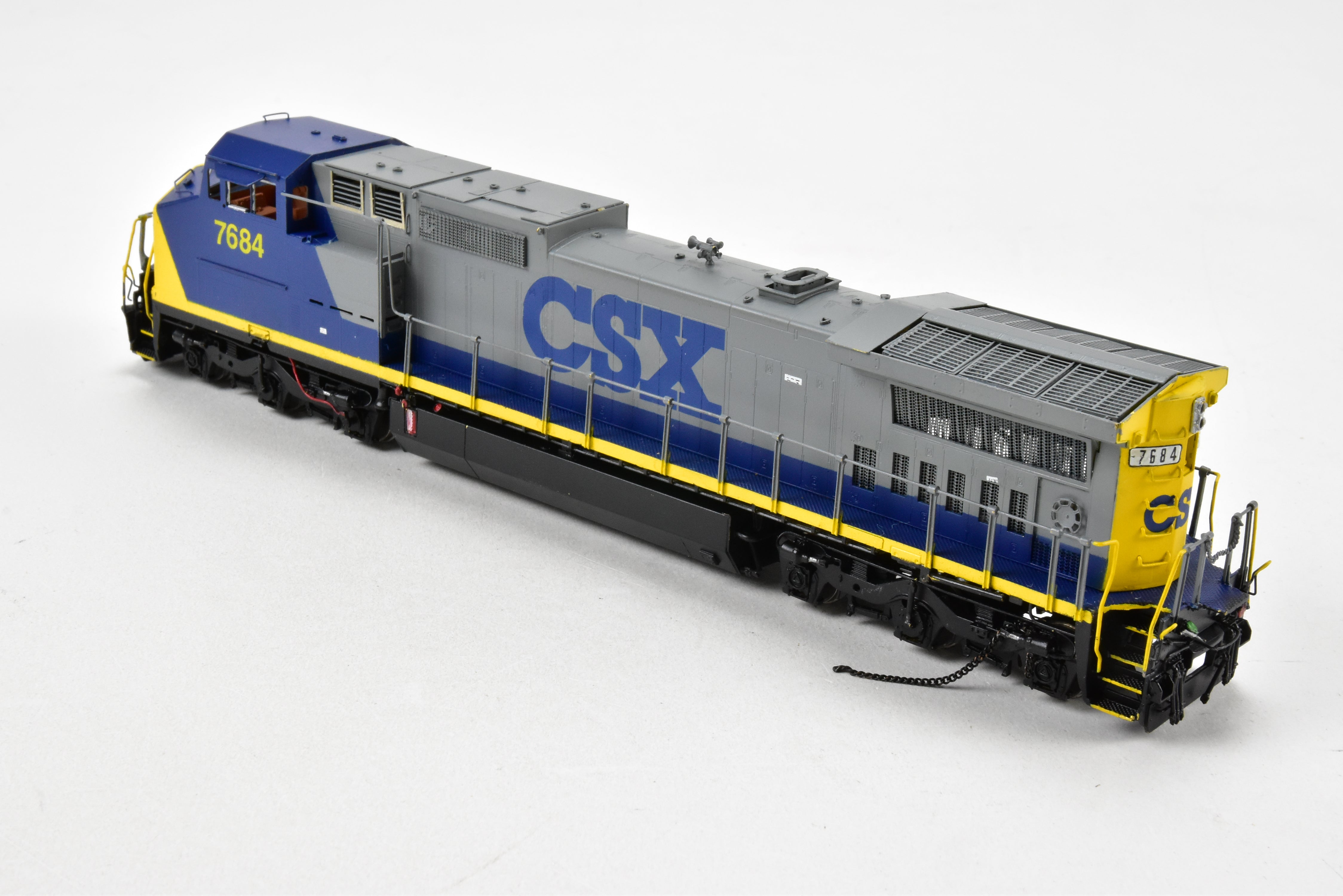 Brass OMI CSX Transportation GE CW40 - 8 Custom Painted #7684 by Overland Models