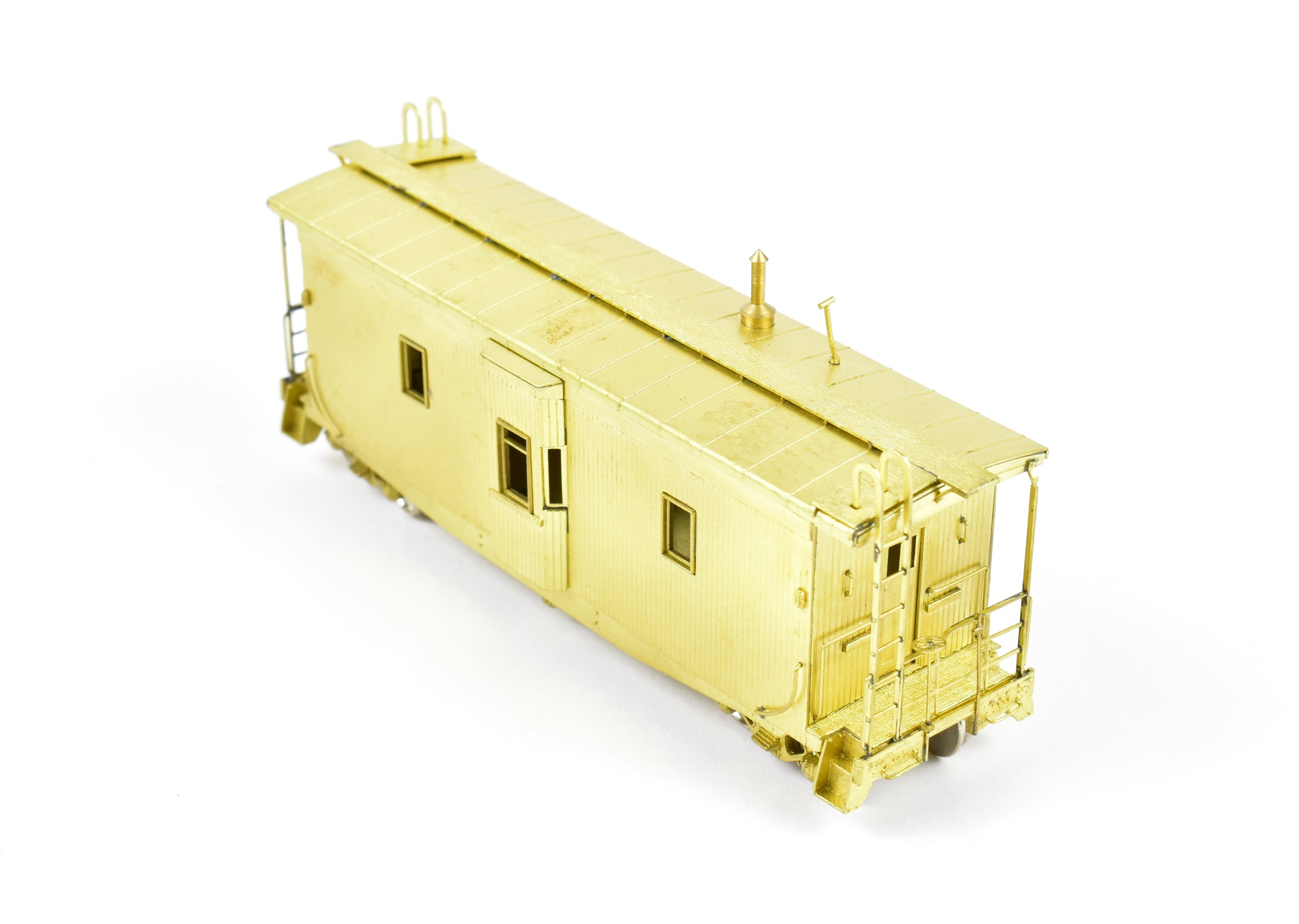 HO Scale Brass Northern Pacific Wood Bay Window Caboose Model #10506 - 10594 by Overland Models, Inc. (OMI)