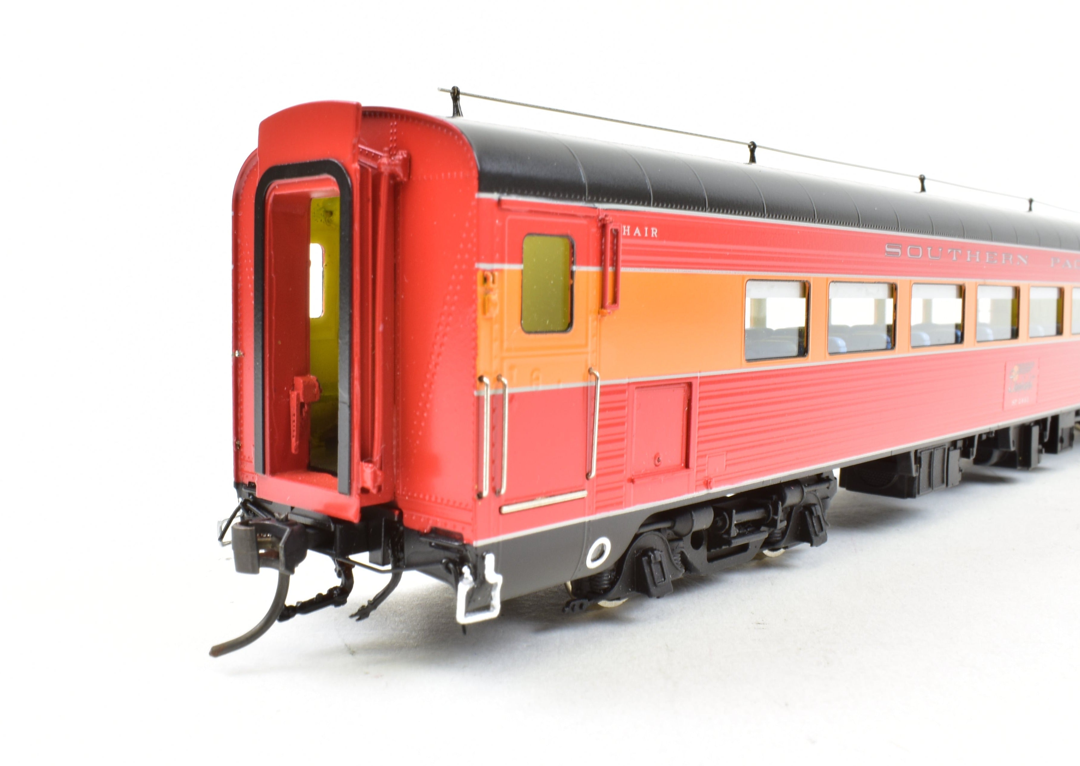 HO Scale Brass Model Train Set - Challenger Imports SP - Southern Pacific 1955 Morning Daylight 3 - Pack Add - On Set with Freight and Passenger Cars