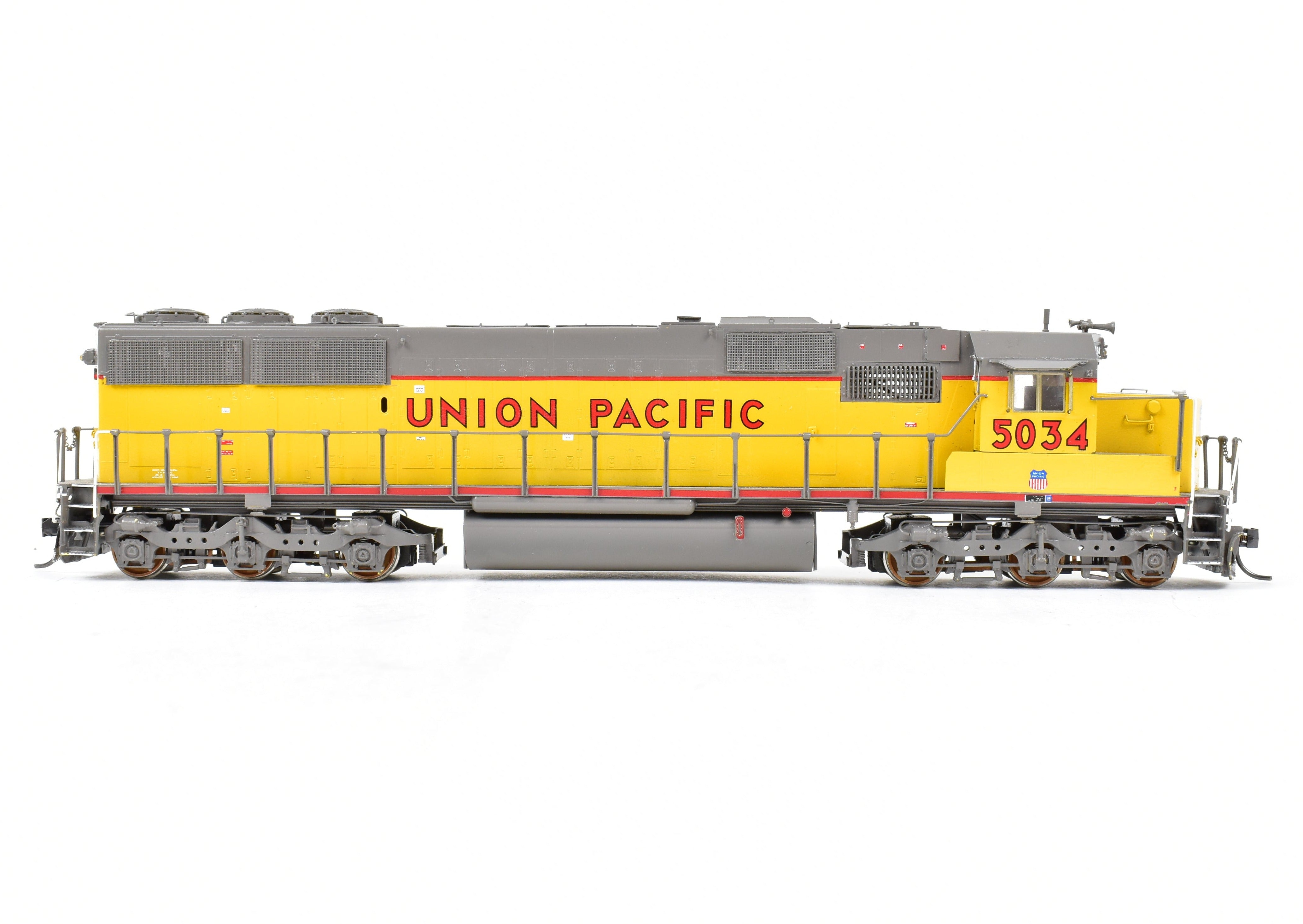 HO Scale Brass Model Train - Overland Models, Inc. Union Pacific EMD SD50 Locomotive CP No. 5034 with DCC Digital Control