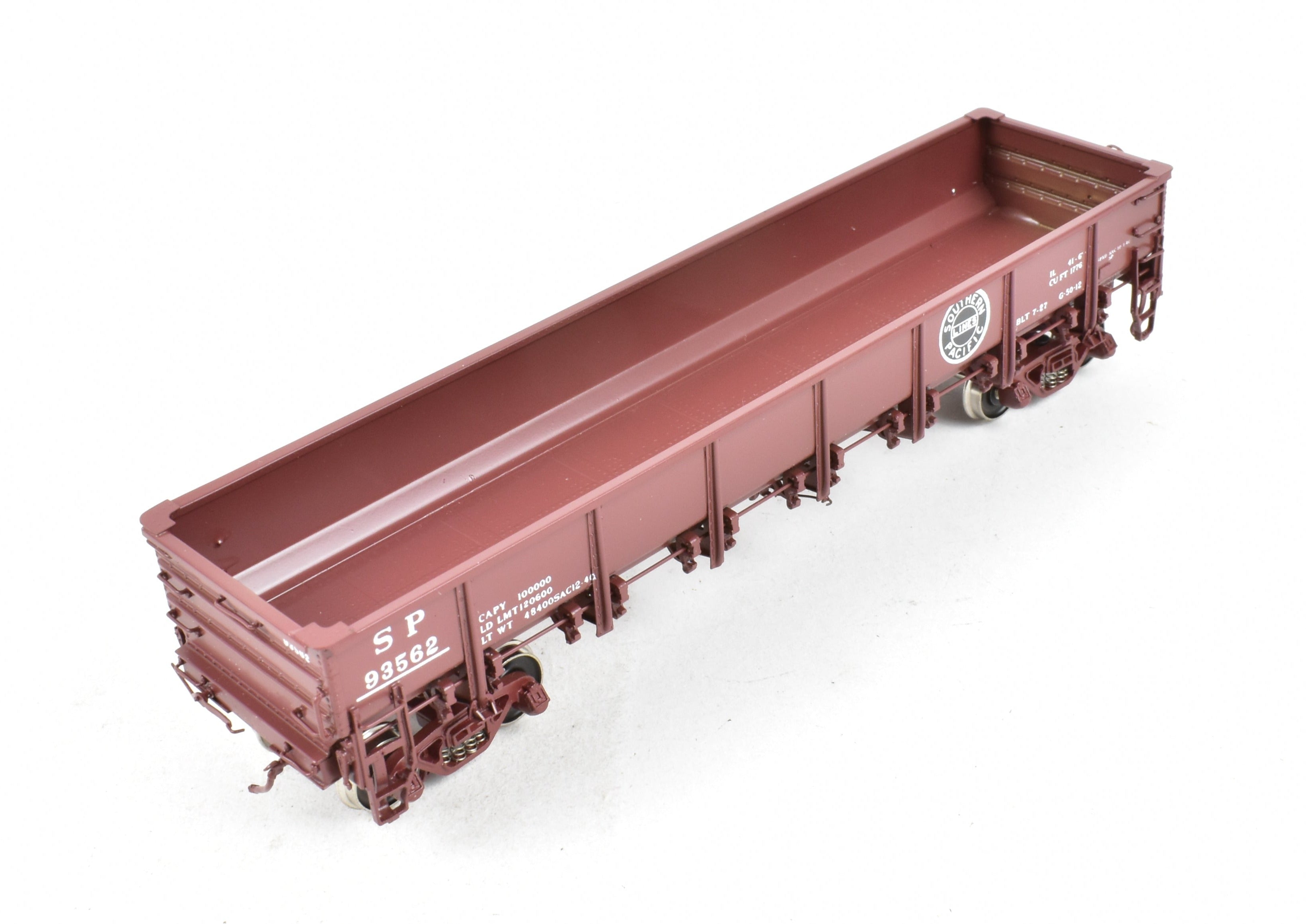 1940s HO Brass Southern Pacific Class G50 - 12 Drop Bottom Gondola by Challenger Imports
