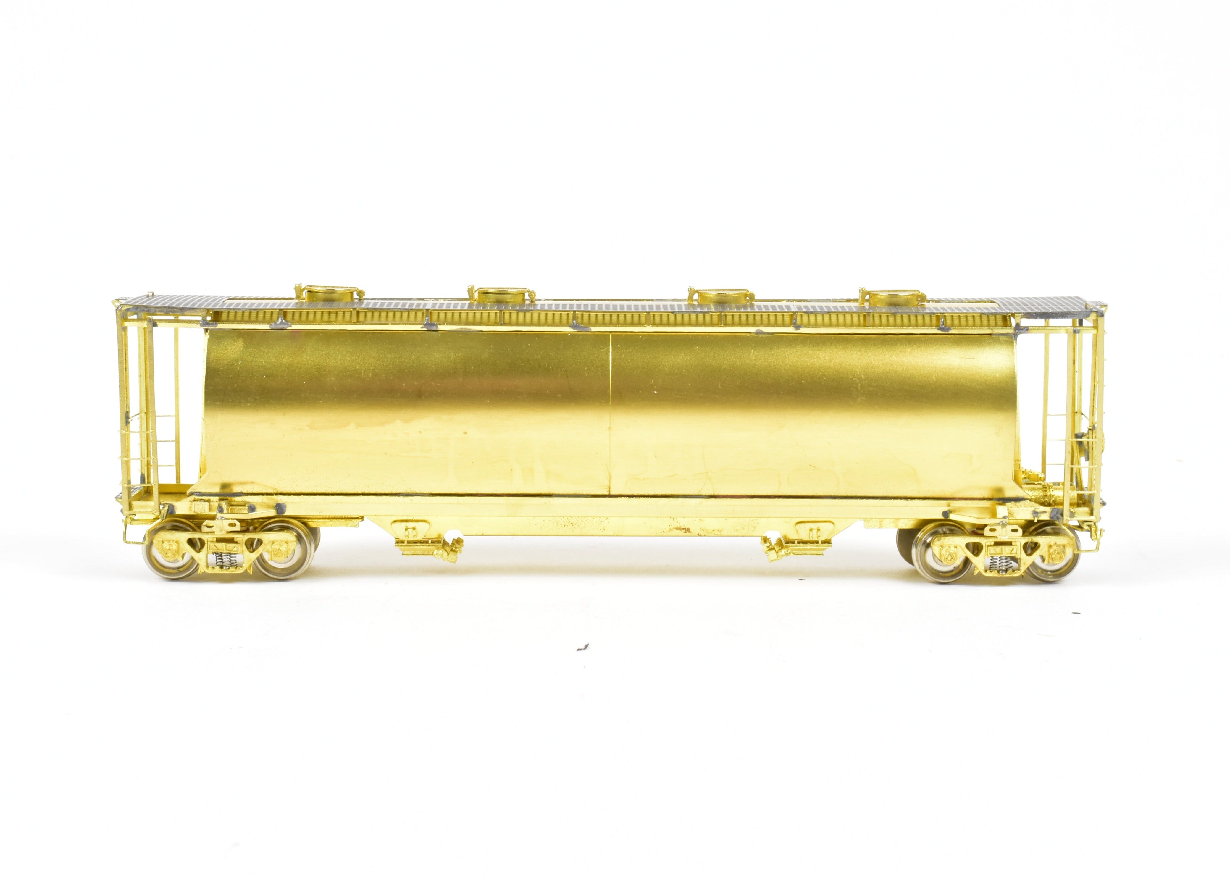 HO Brass OMI - CNJ & Conrail 2-Bay Cylindrical Hopper by Overland Models