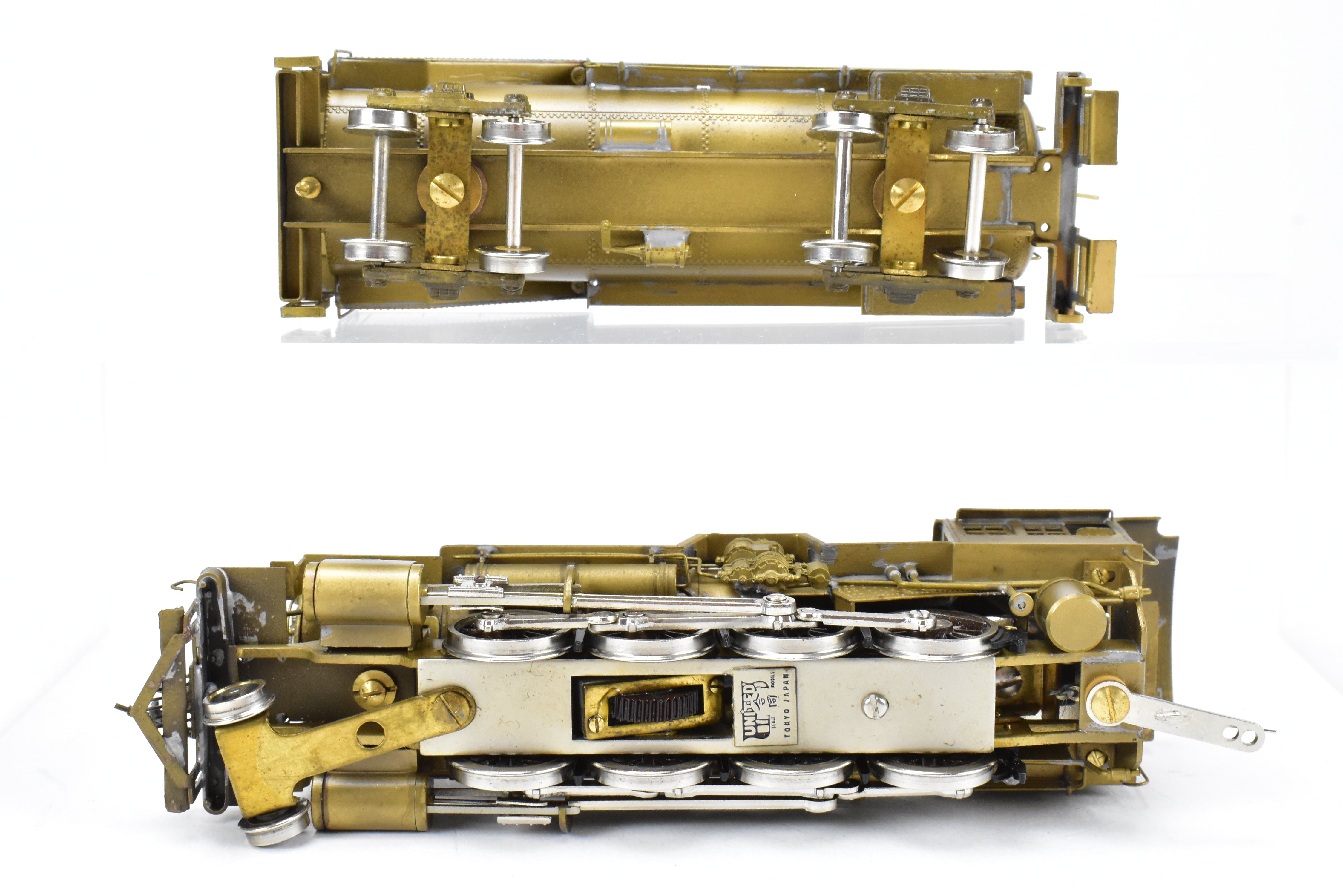 High - Quality HO Scale Brass PFM Model Train - United UP - Union Pacific 2 - 8 - 0 Steam Locomotive