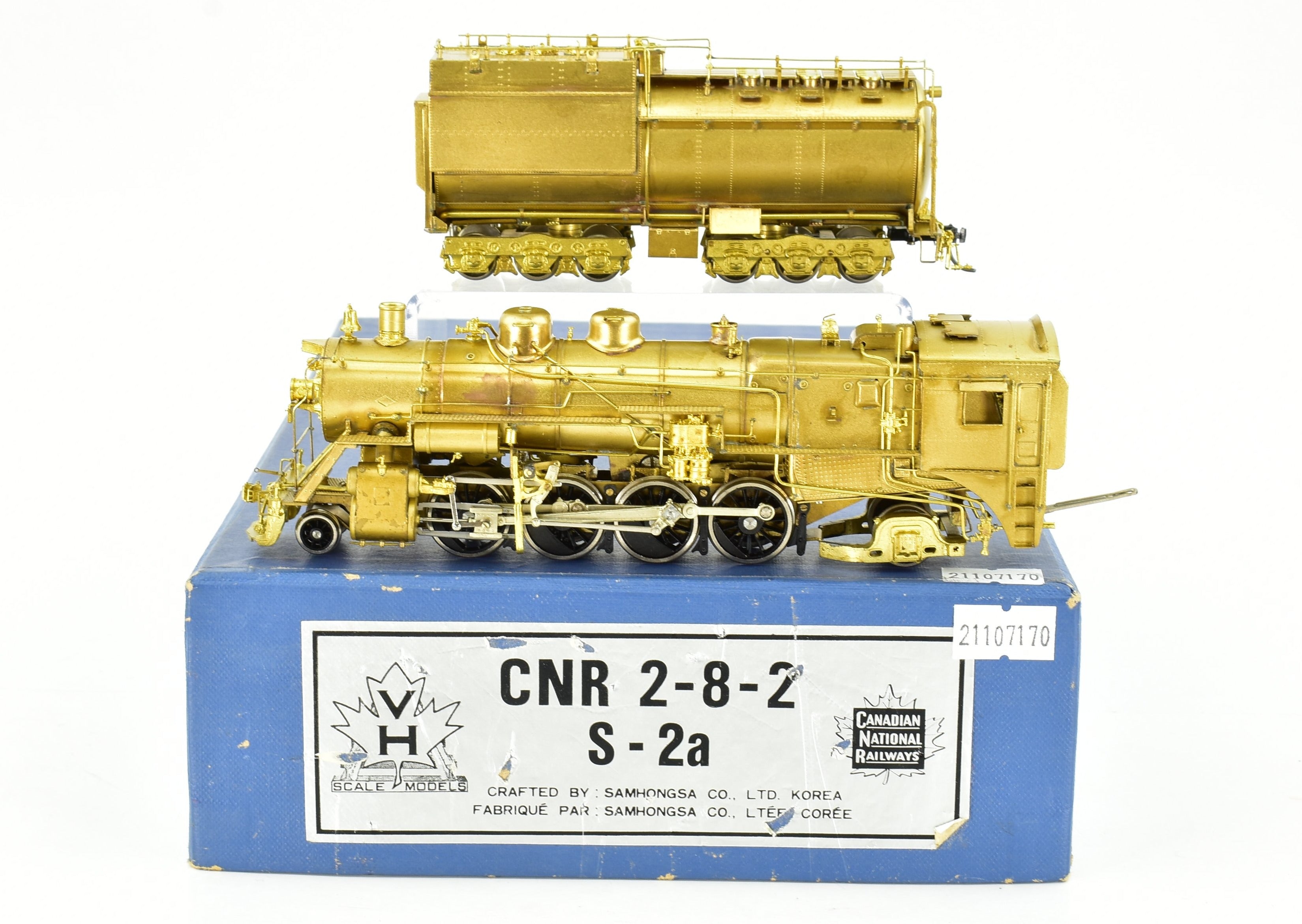 HO Scale Brass Van Hobbies CNR Canadian National Railway S - 2a 2 - 8 - 2 Model