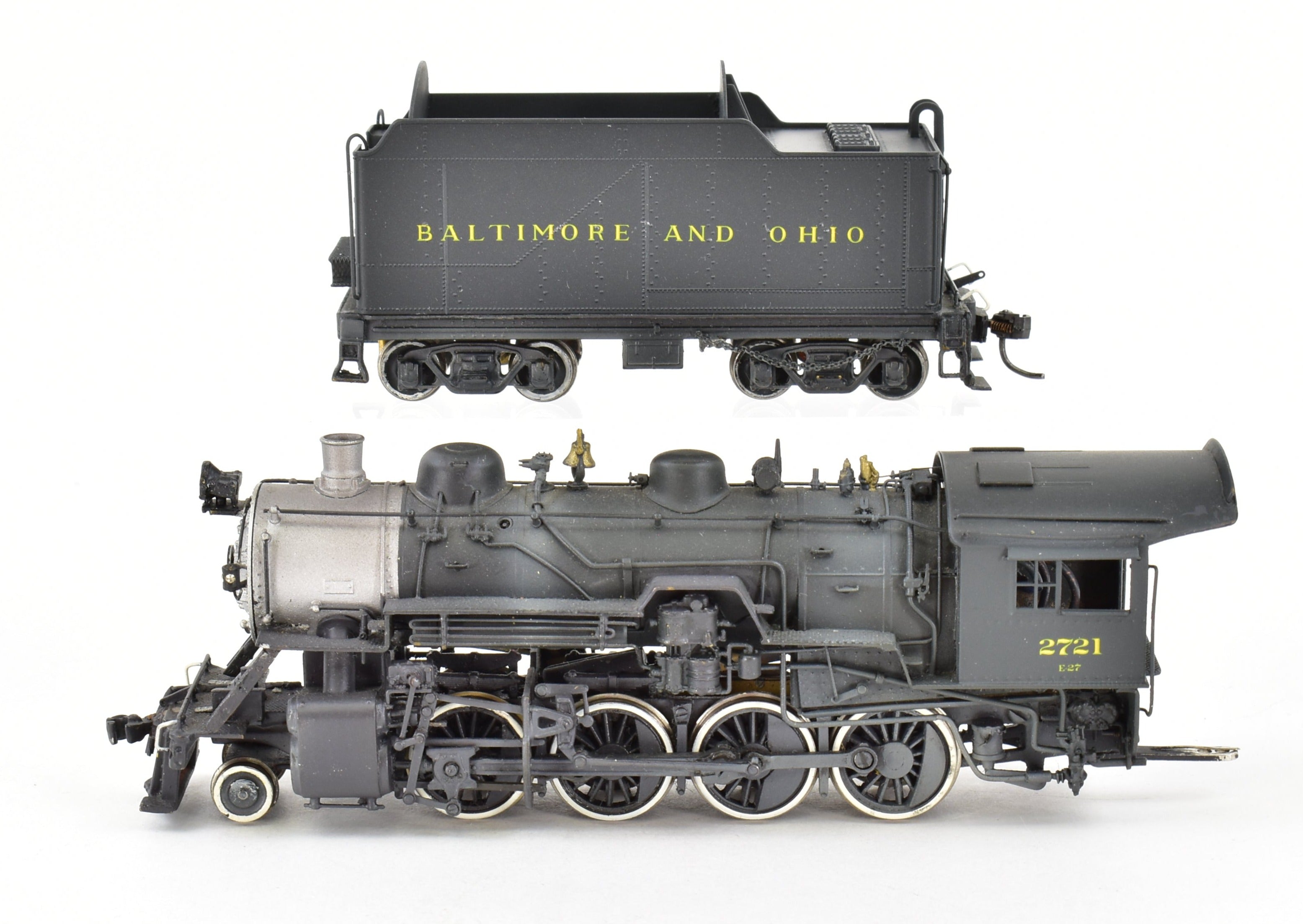 HO Brass PFM - United B&O Baltimore & Ohio E-27ca 2-8-0 Custom Painted Can Motor Model