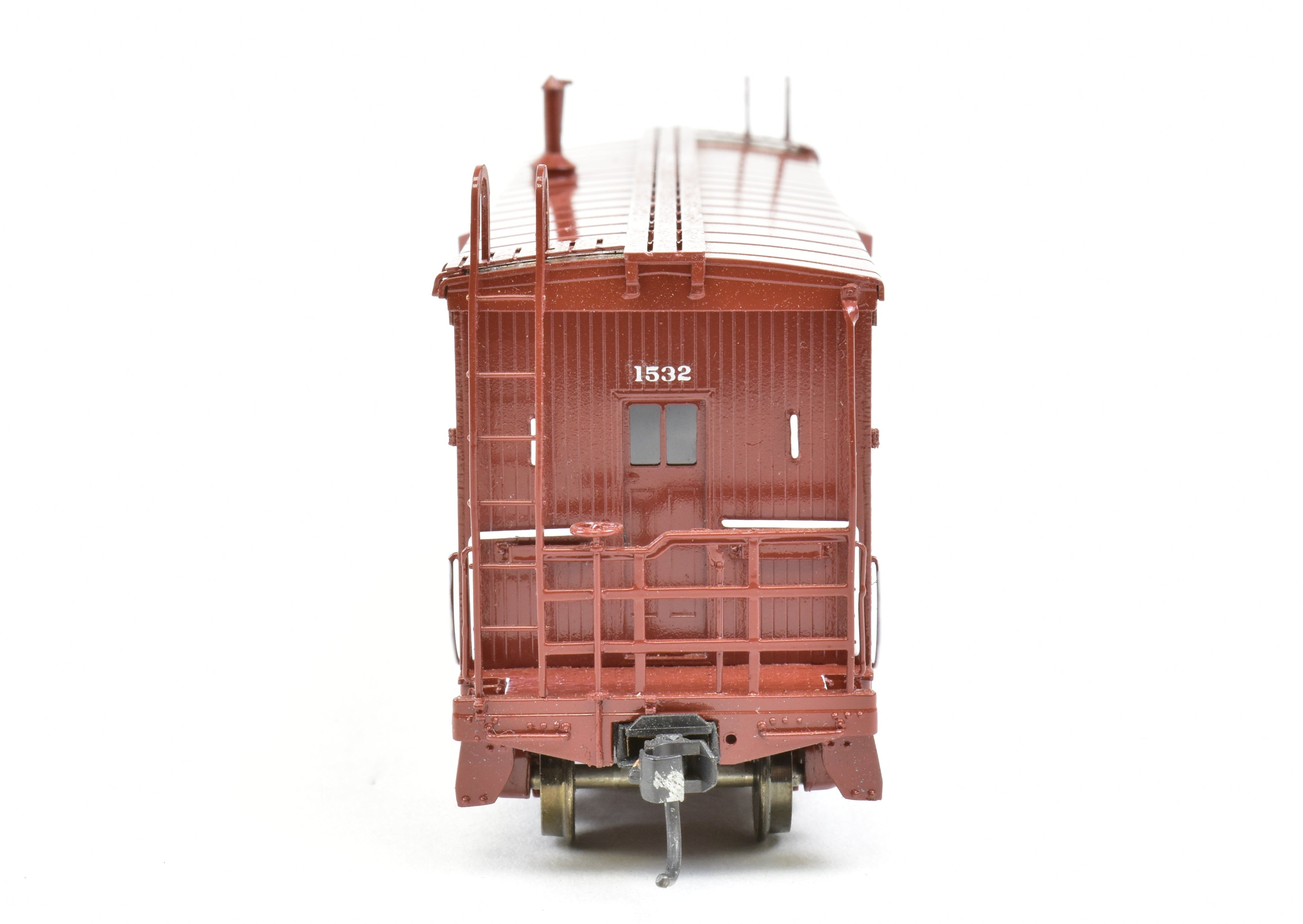 HO Brass OMI NP Northern Pacific Wood Bay Window Caboose Model No. 1532