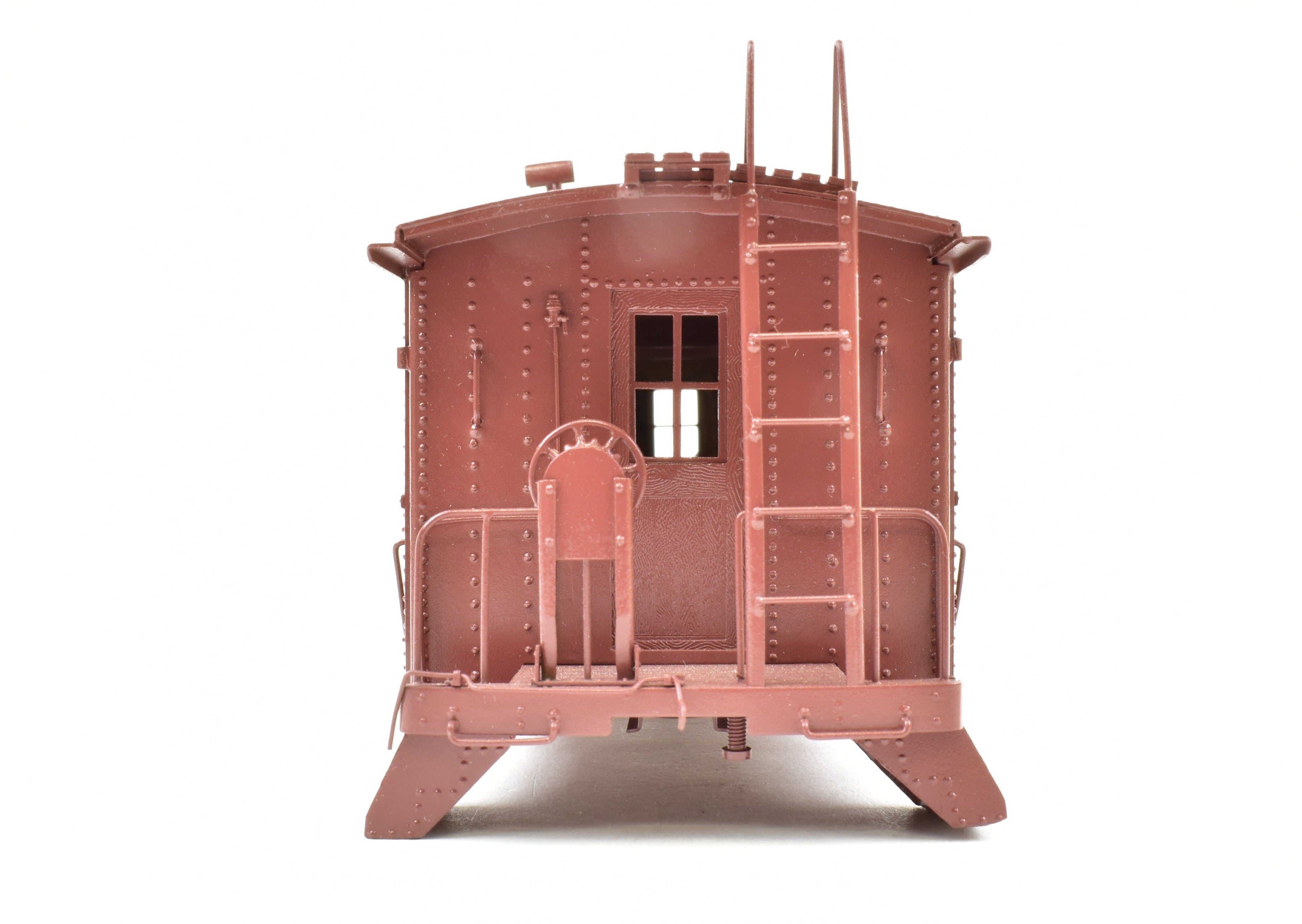 O Scale Brass Sunset Models ATSF - Santa Fe #1951 Steel Caboose, Partial Paint, No Trucks, As-Is