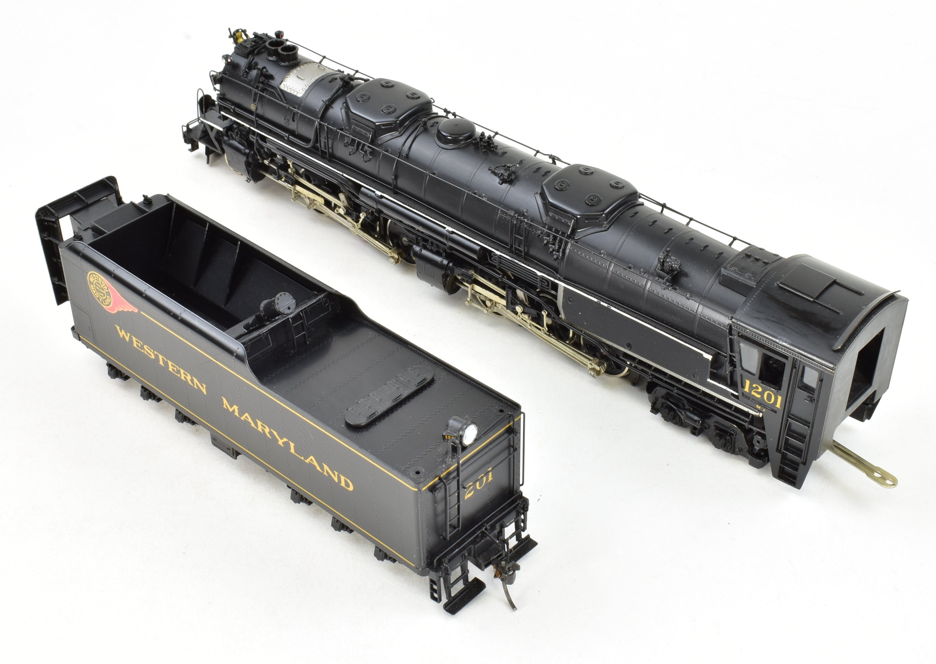 HO Scale Brass PSC Precision Scale Co. Western Maryland 4-6-6-4 M-2 FP #1201 Model