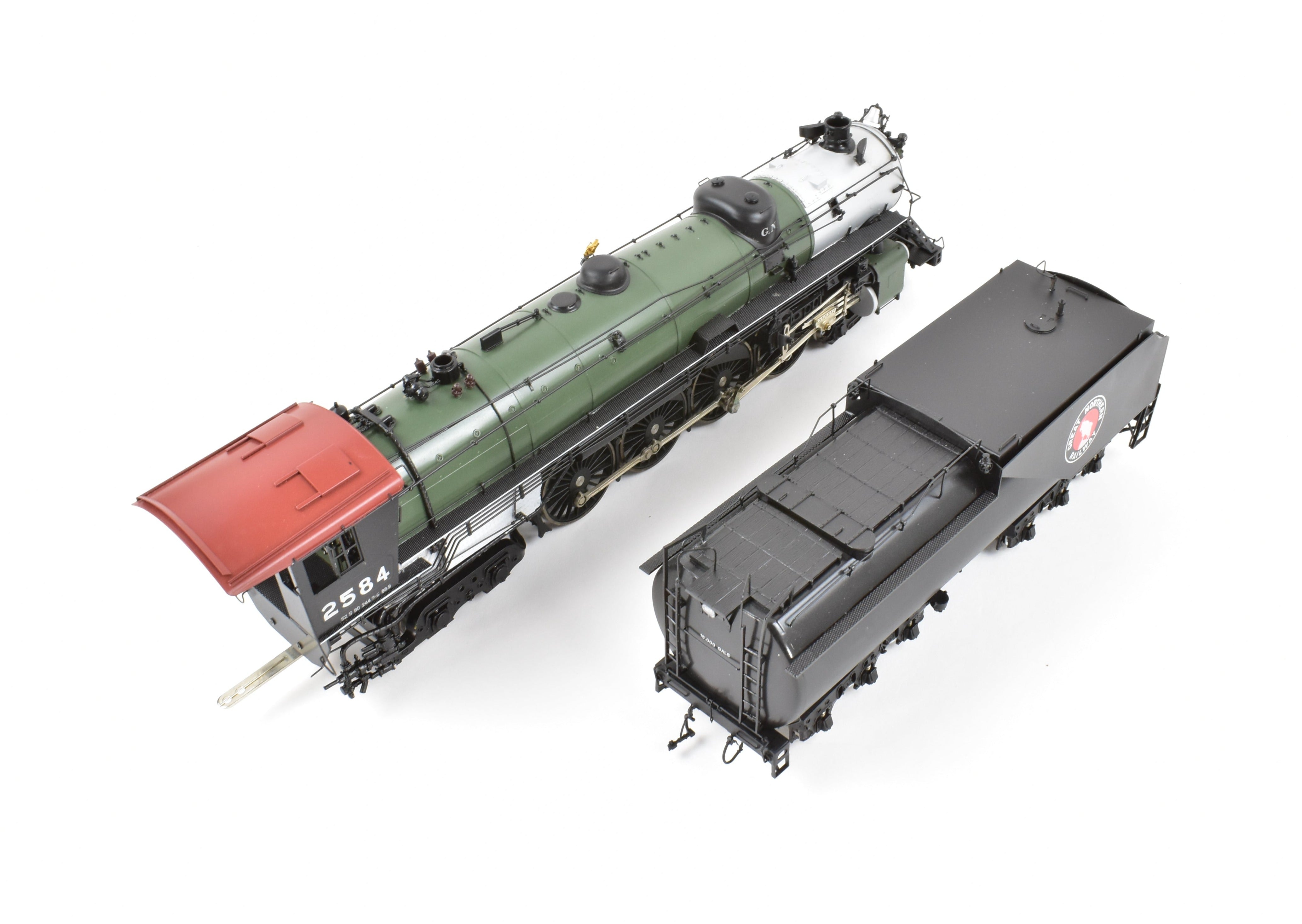 O Scale Brass Sunset Models GN Great Northern S - 2 Class 4 - 8 - 4 Factory - Painted No. 2584