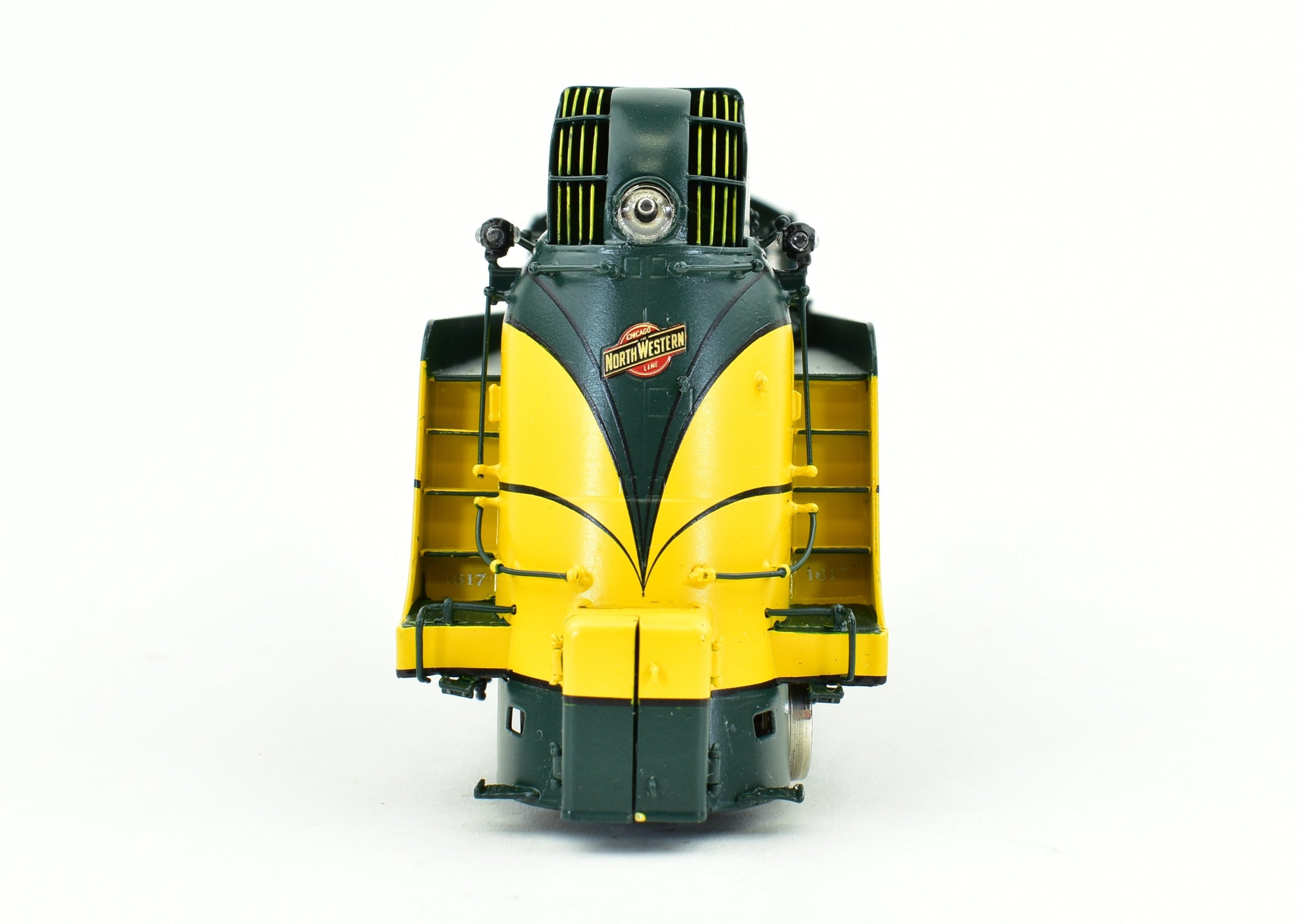 HO Scale Precision Brass C&NW Chicago & North Western 4-6-2 Streamlined #1617 Yellow Jacket FP