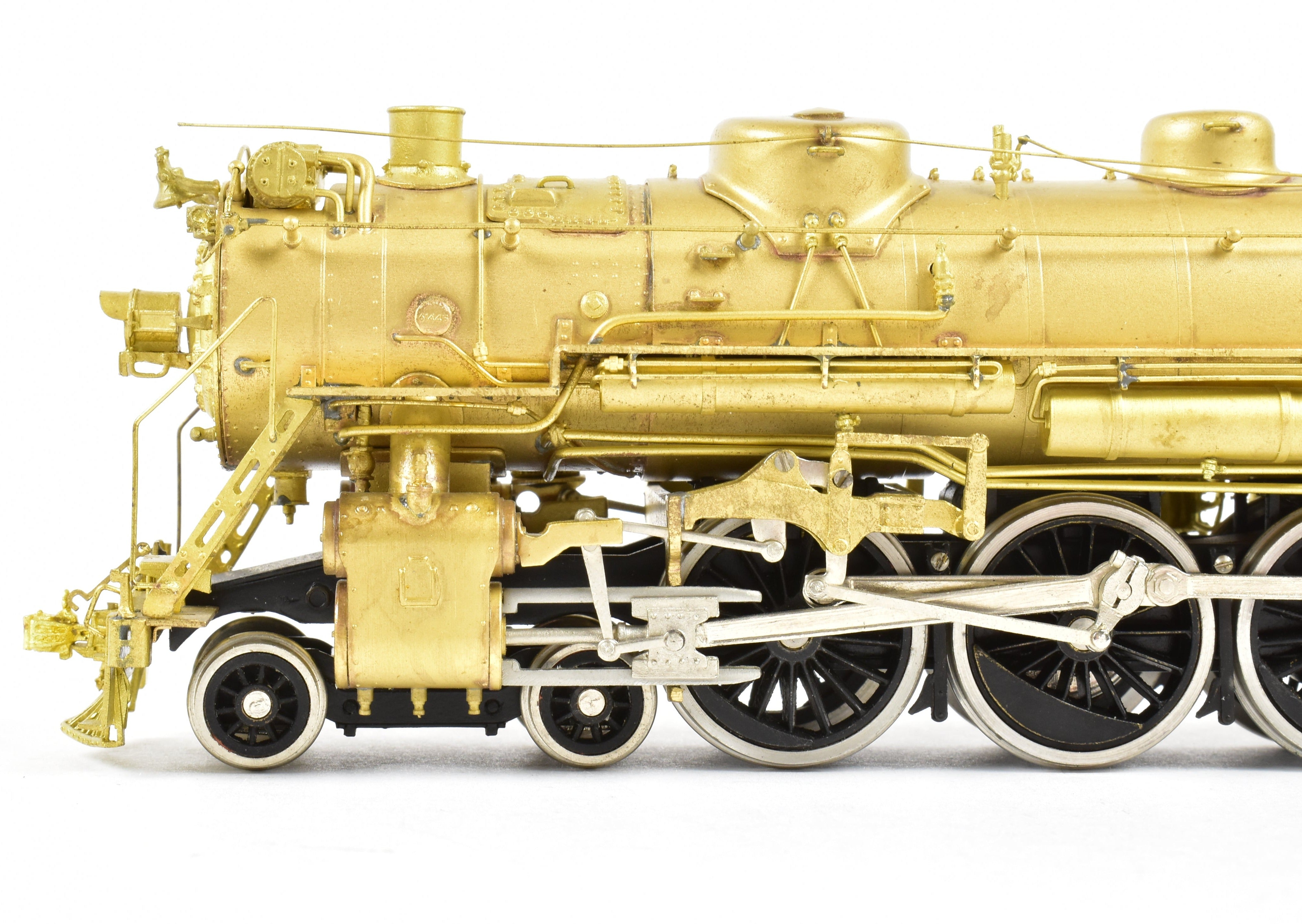 HO Scale Brass 4-6-4 Standard Hudson S-Class 3000 NPP Nickel Plated Model