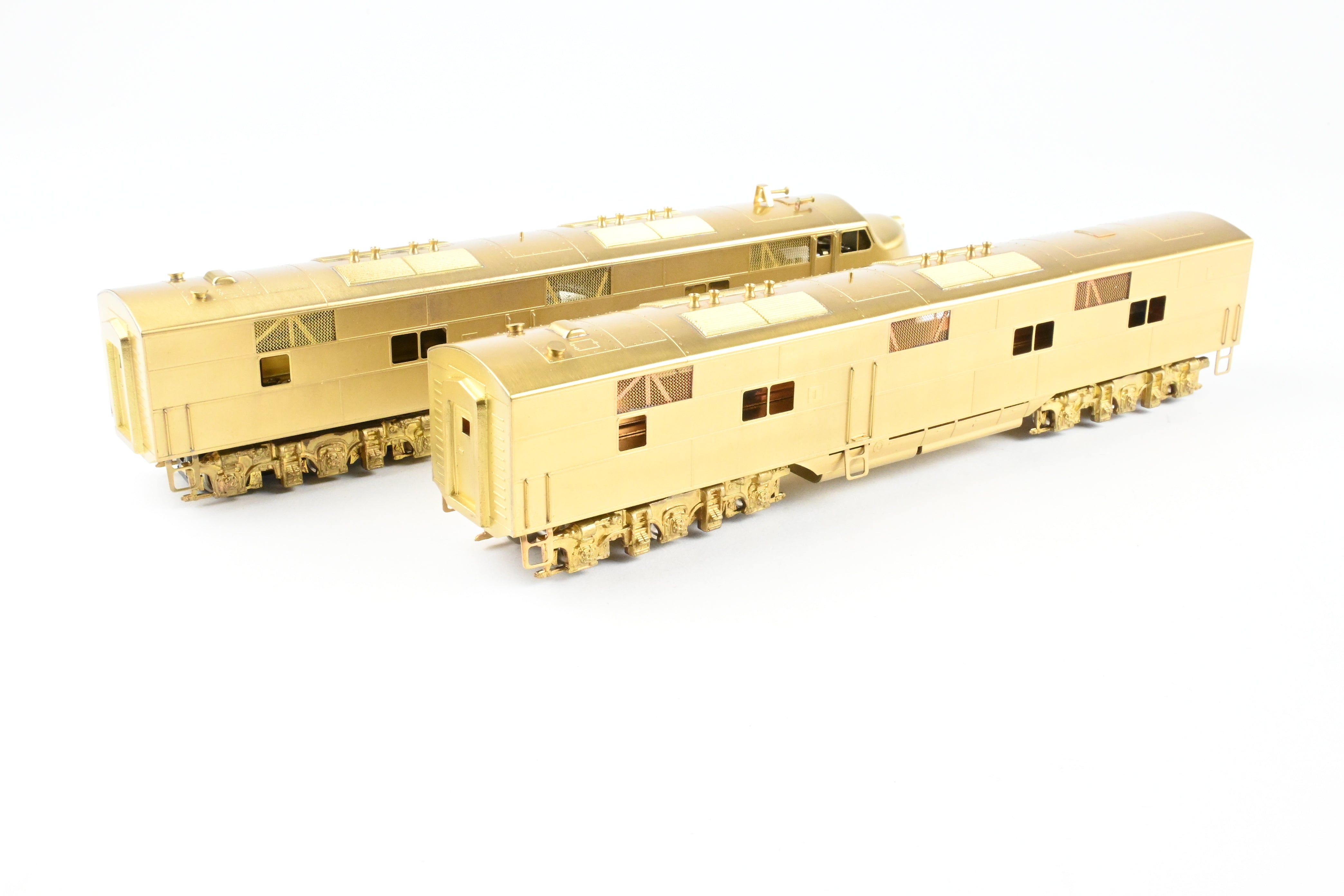 HO Scale Brass Hallmark Model Train Sets of Various Roads - EMD E3/6 A/B Set with Powered A Unit and Unpowered B Unit