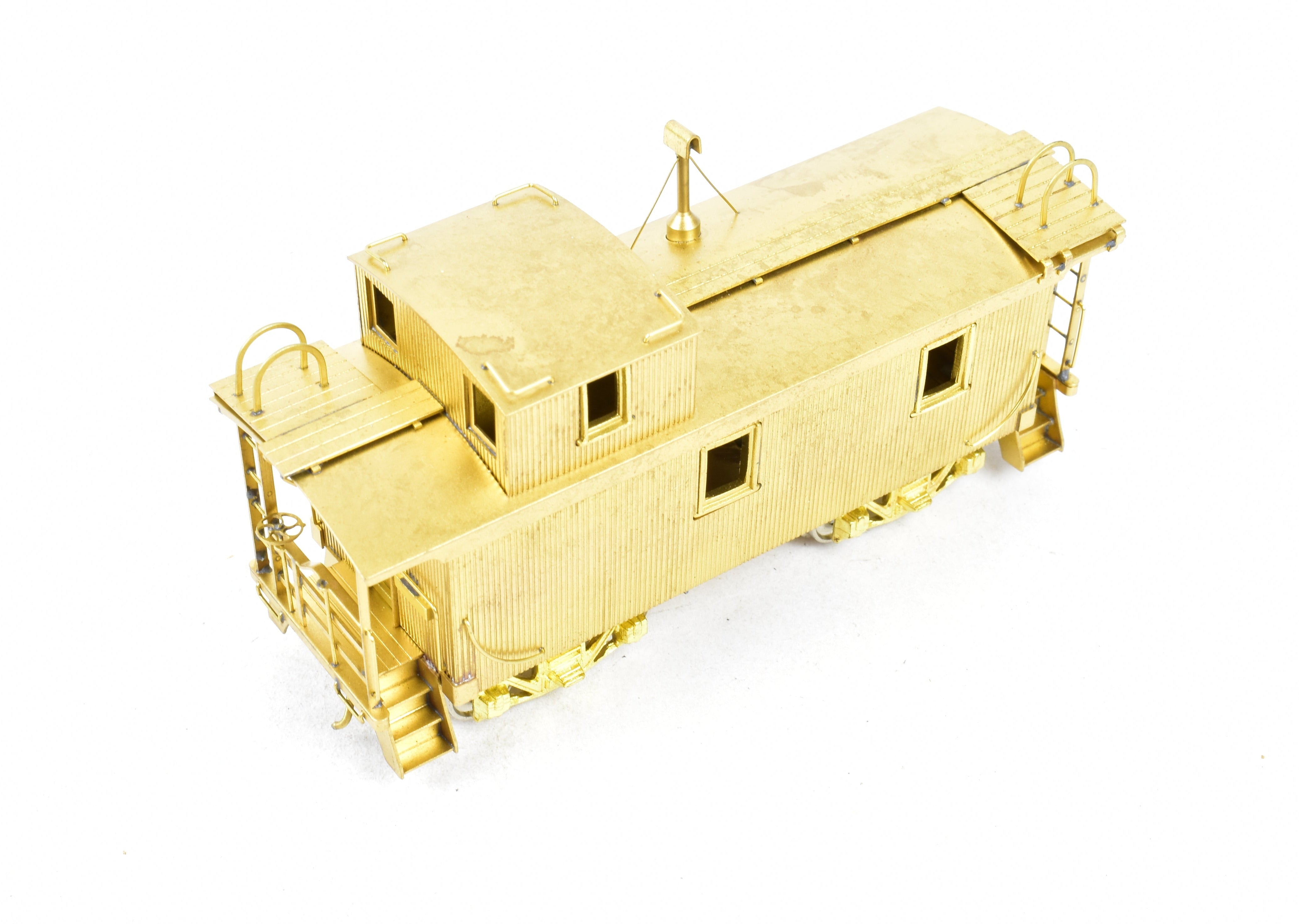 HO Scale Brass Model Northwest Short Line (NWSL) and Northern Pacific (NP) Wood Caboose for Model Train Enthusiasts
