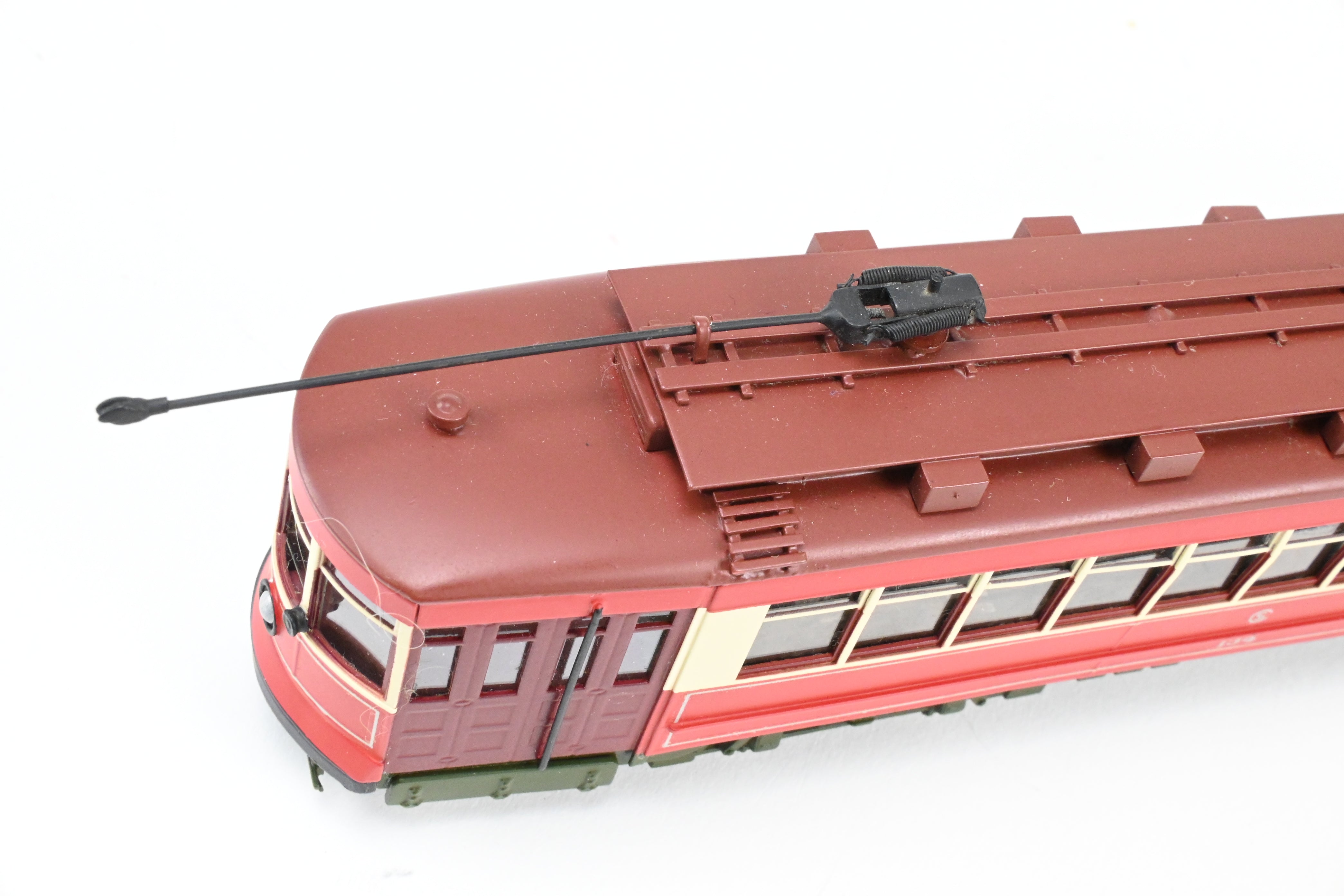 High - Quality HO Scale Brass Chicago Surface Lines Pullman Car Model - Fairfield Models 343 CSL, Custom Painted as No. 134, with Reboxx Packaging