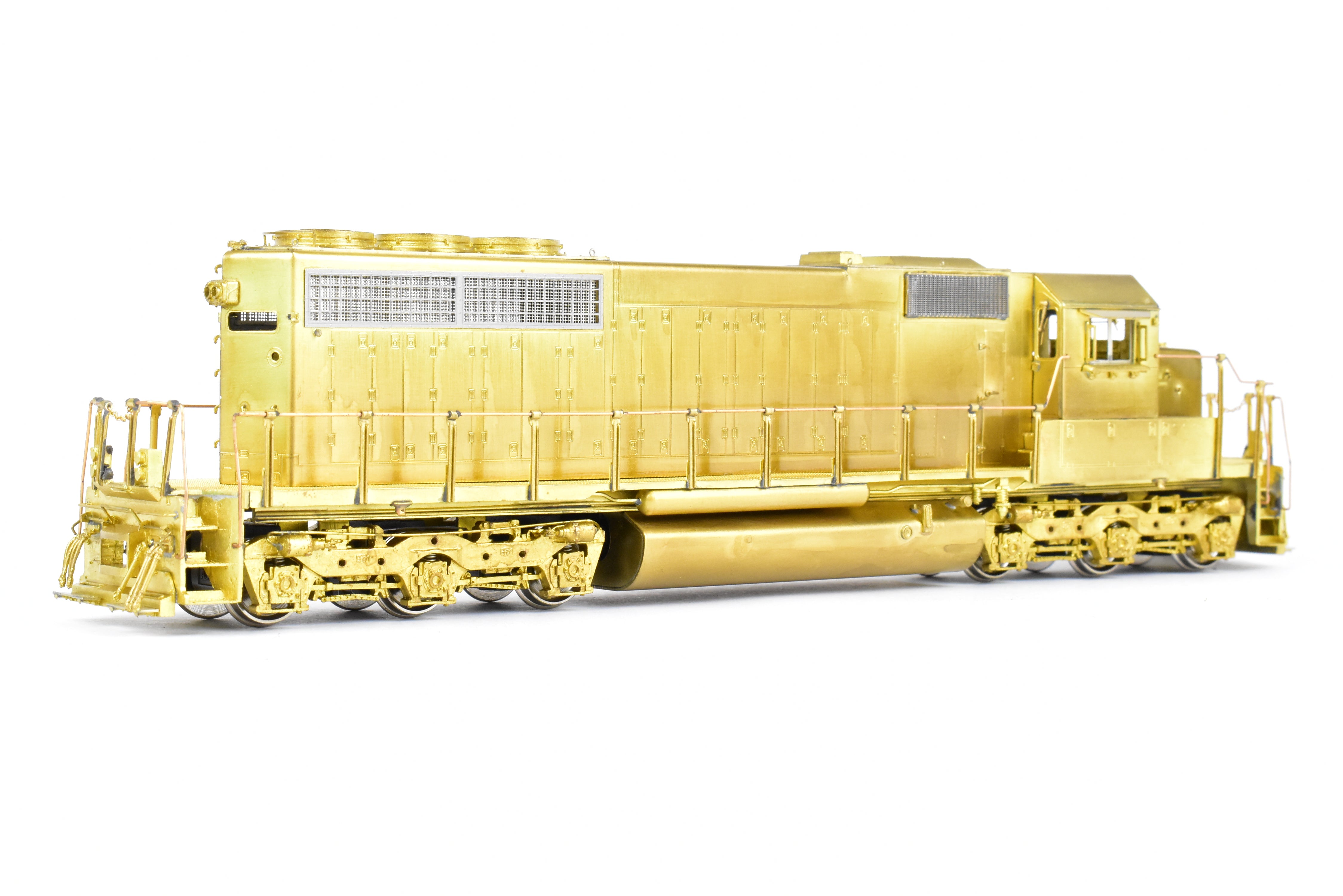 HO Scale Brass Locomotive Model by Overland Models Inc. (OMI) - EMD SD40 without Dynamic Brakes and with High Mounted Brake Cylinders for Various Railroads