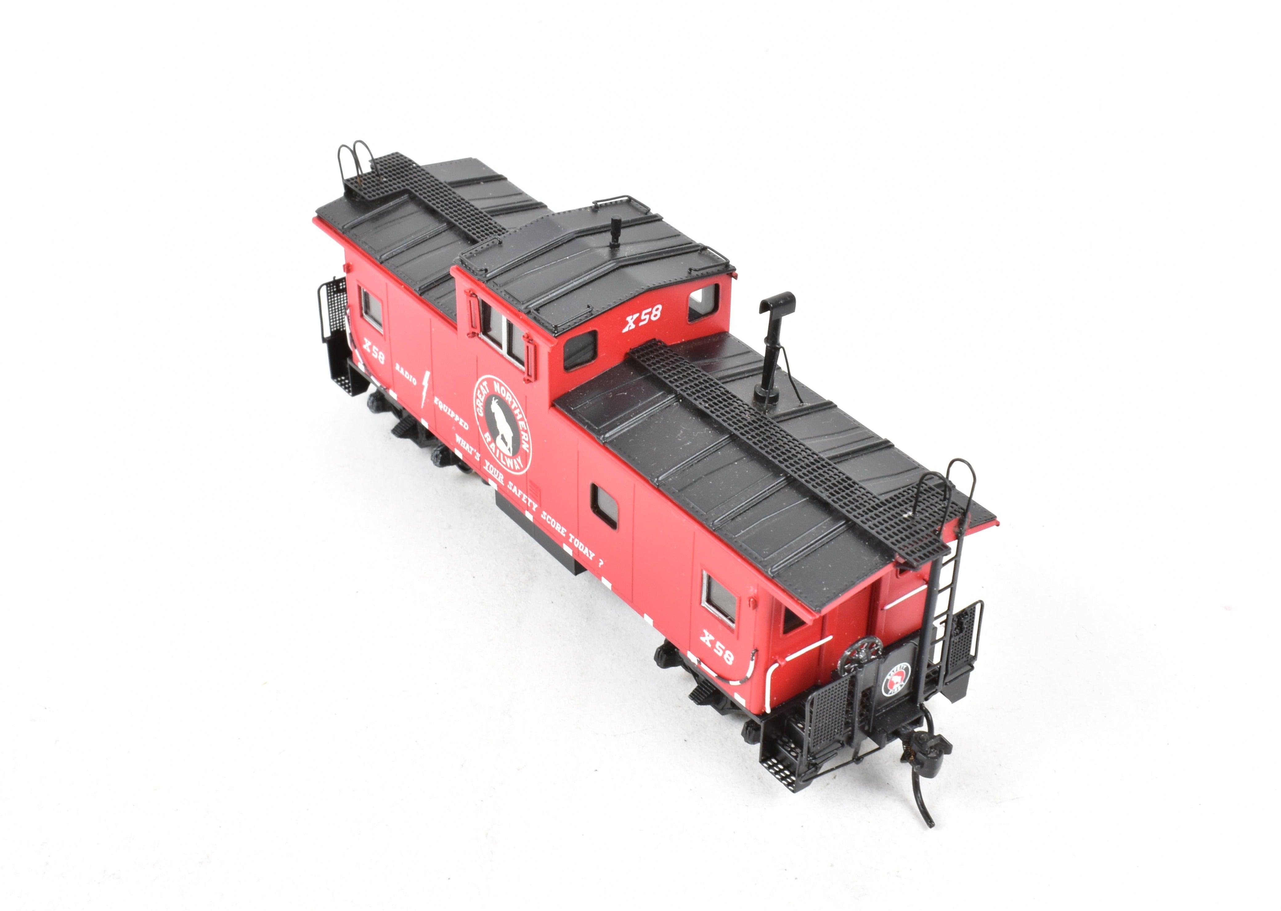 HO Scale Brass Model of the Oriental Limited Great Northern CON X Caboose X41 - 95 Class FP for Model Train Enthusiasts