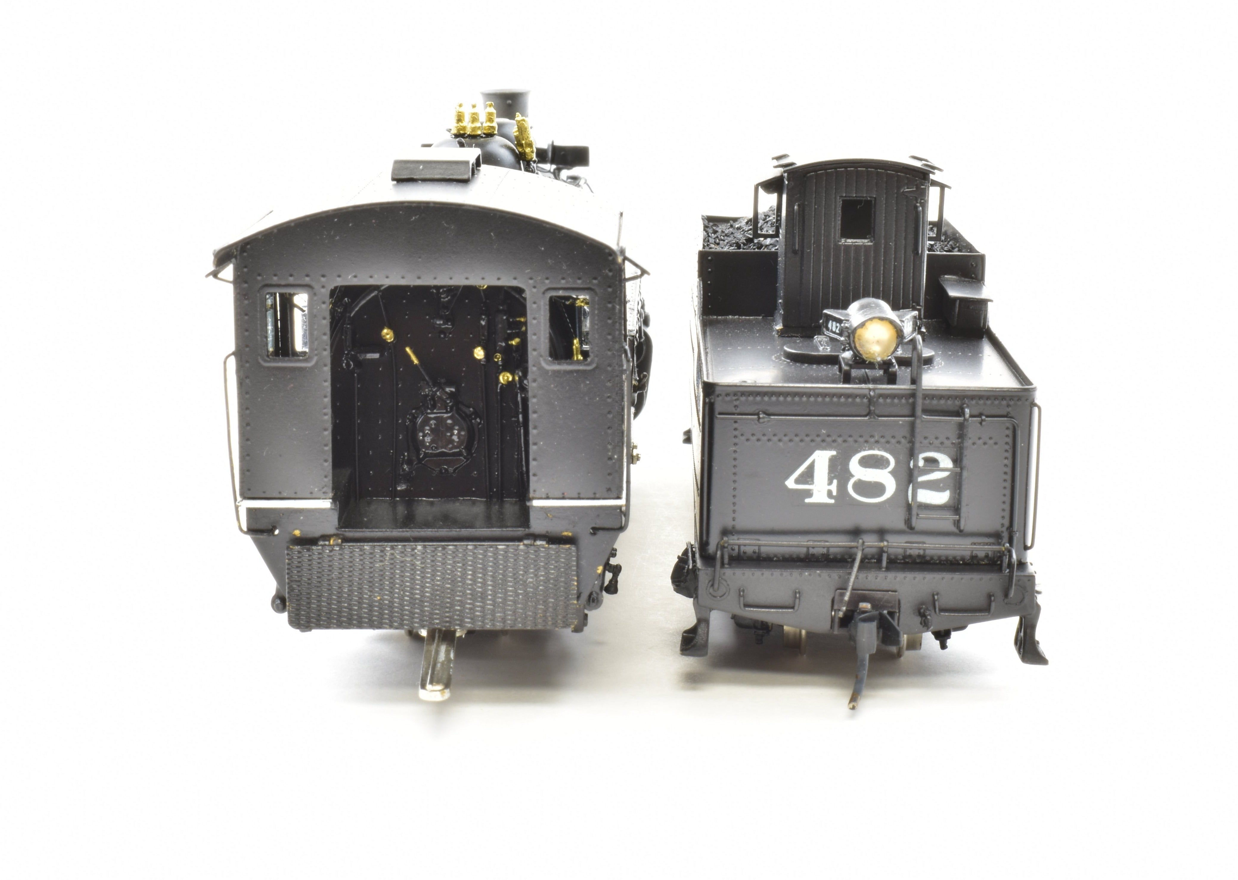 HOn3 Brass PFM Fujiyama - D&RGW Denver & Rio Grande Western K - 36 2 - 8 - 2 Pro Paint Locomotive #482