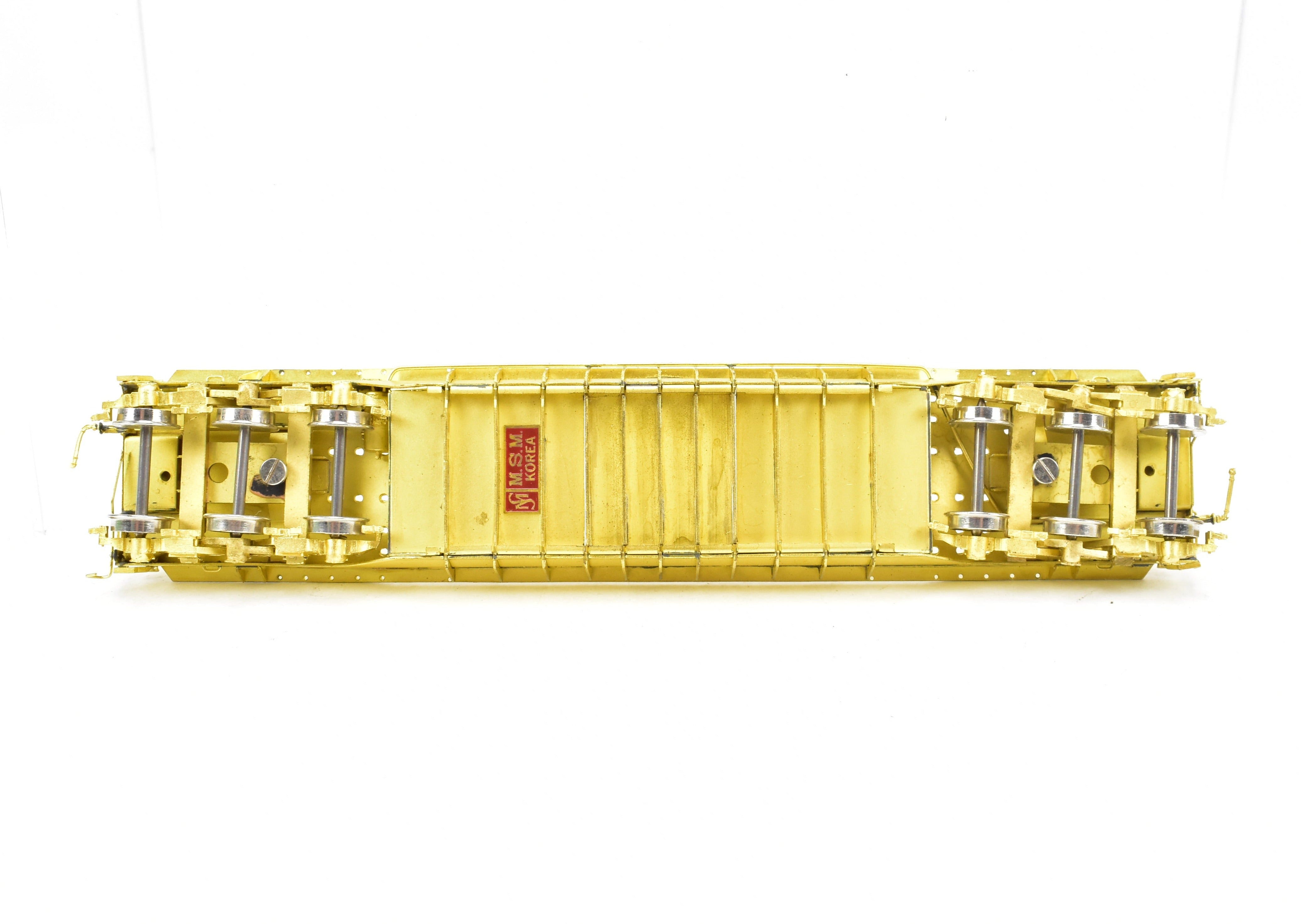 HO Scale Brass Greenville 55' Well Car with Transformer Load by OMI - Overland Models, Inc. for Chesapeake & Ohio (C&O) Railroad