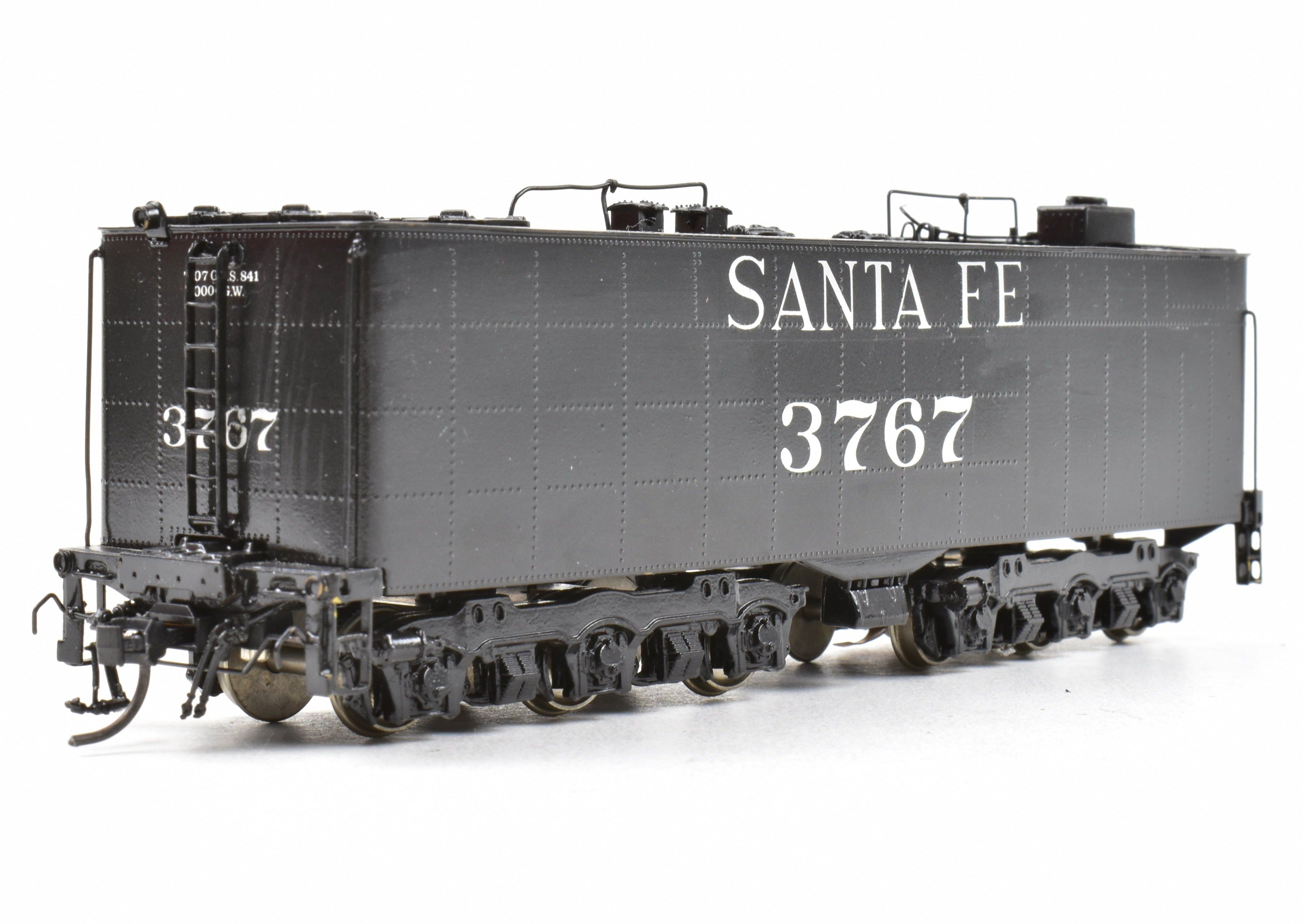 HO Scale Brass Key Imports ATSF - Santa Fe 3765 Class 4-8-4 Northern Steam Locomotive Custom Painted with the Number 3767