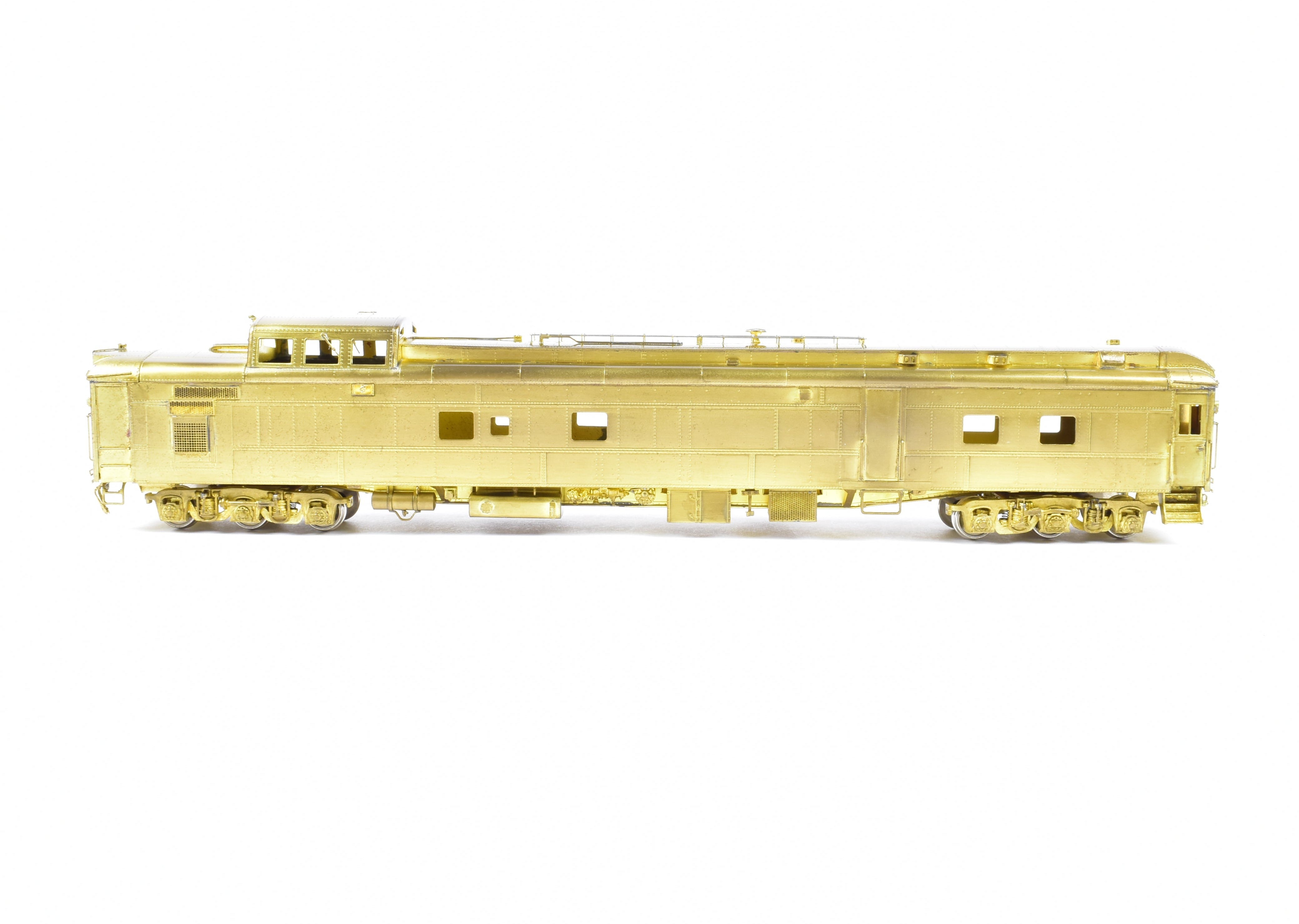 HO Scale Brass Dynamometer Car Model - Overland Models, Inc. Union Pacific #210 in Modernized Configuration