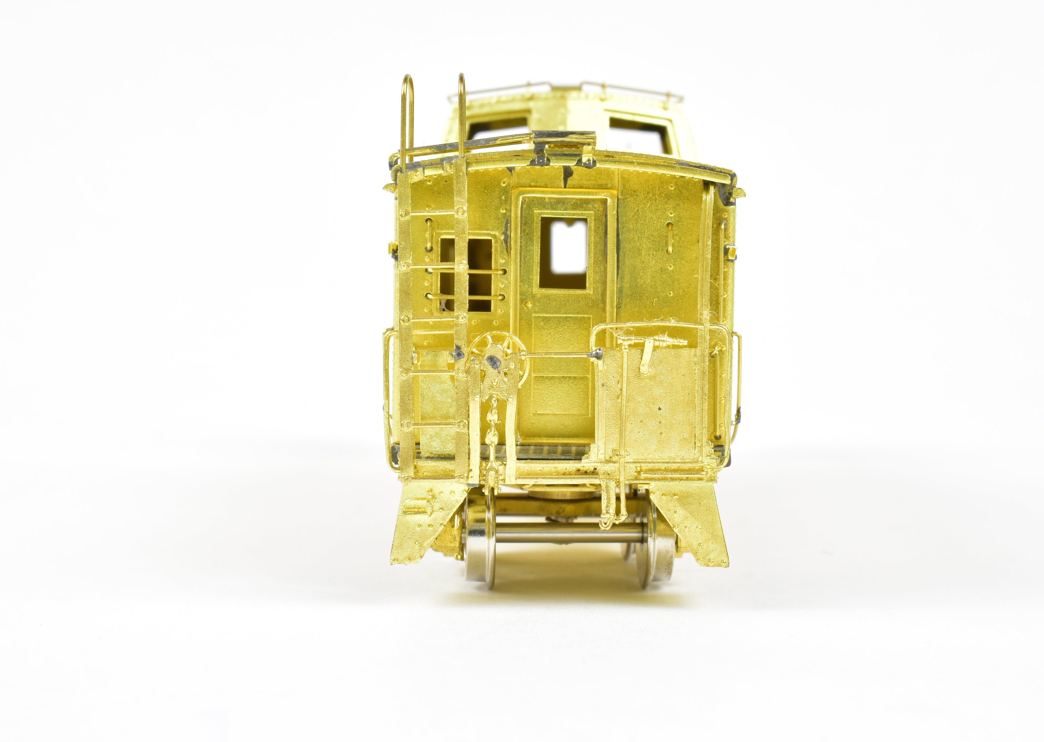 HO Scale Brass Canadian Pacific Steel Streamlined Centered Cupola Caboose Model by Overland Models, Inc. (OMI)