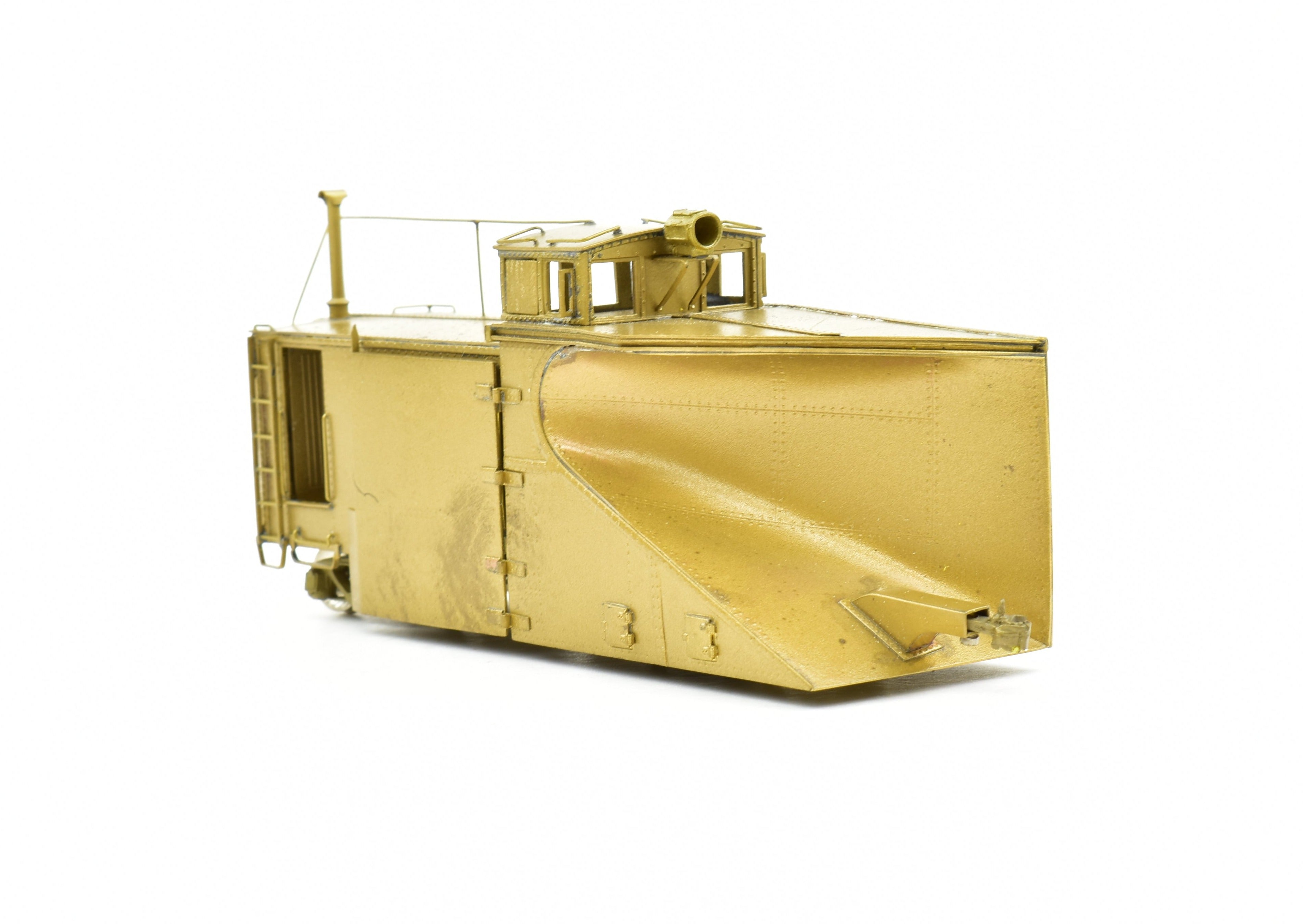 High - Quality HO Scale Brass Totem Models Canadian Pacific Railway Snow Plow - A Super - Rare Collectible Model