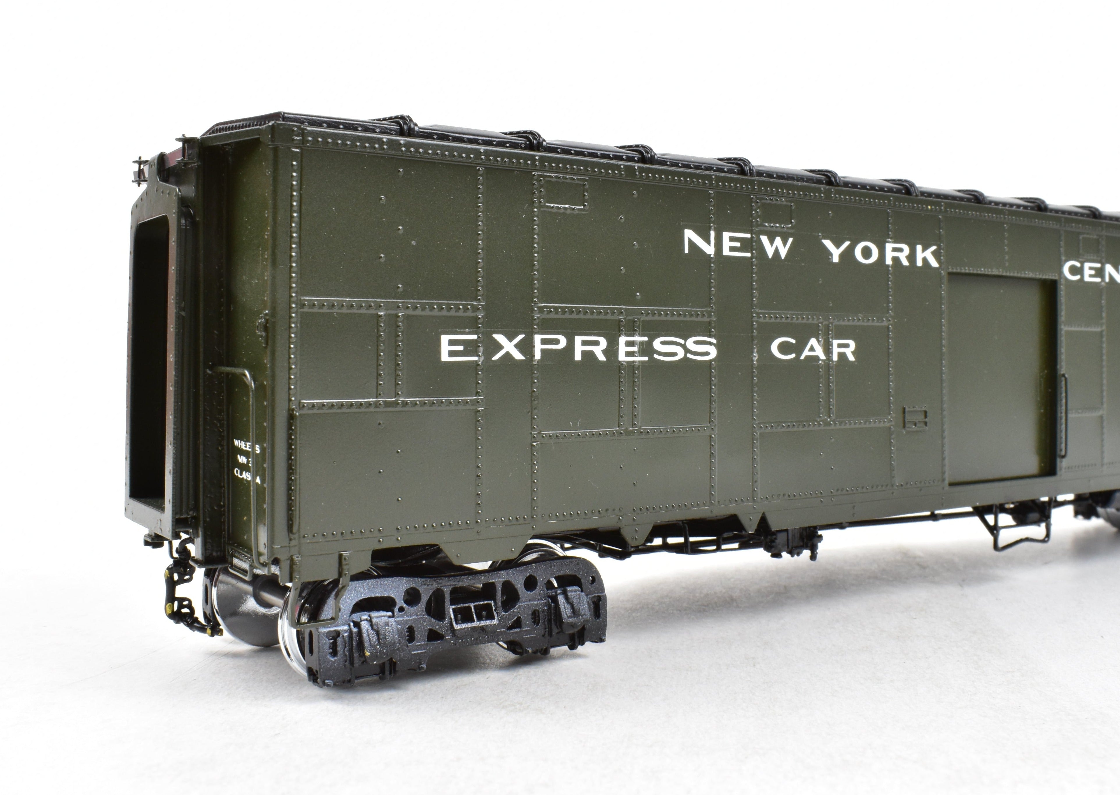 S Scale Brass Model of New York Central Pullman Troop Sleeper Express Box Car Conversion by River Raisin Models from NYC - River Raisin Models' Special Edition in S Scale