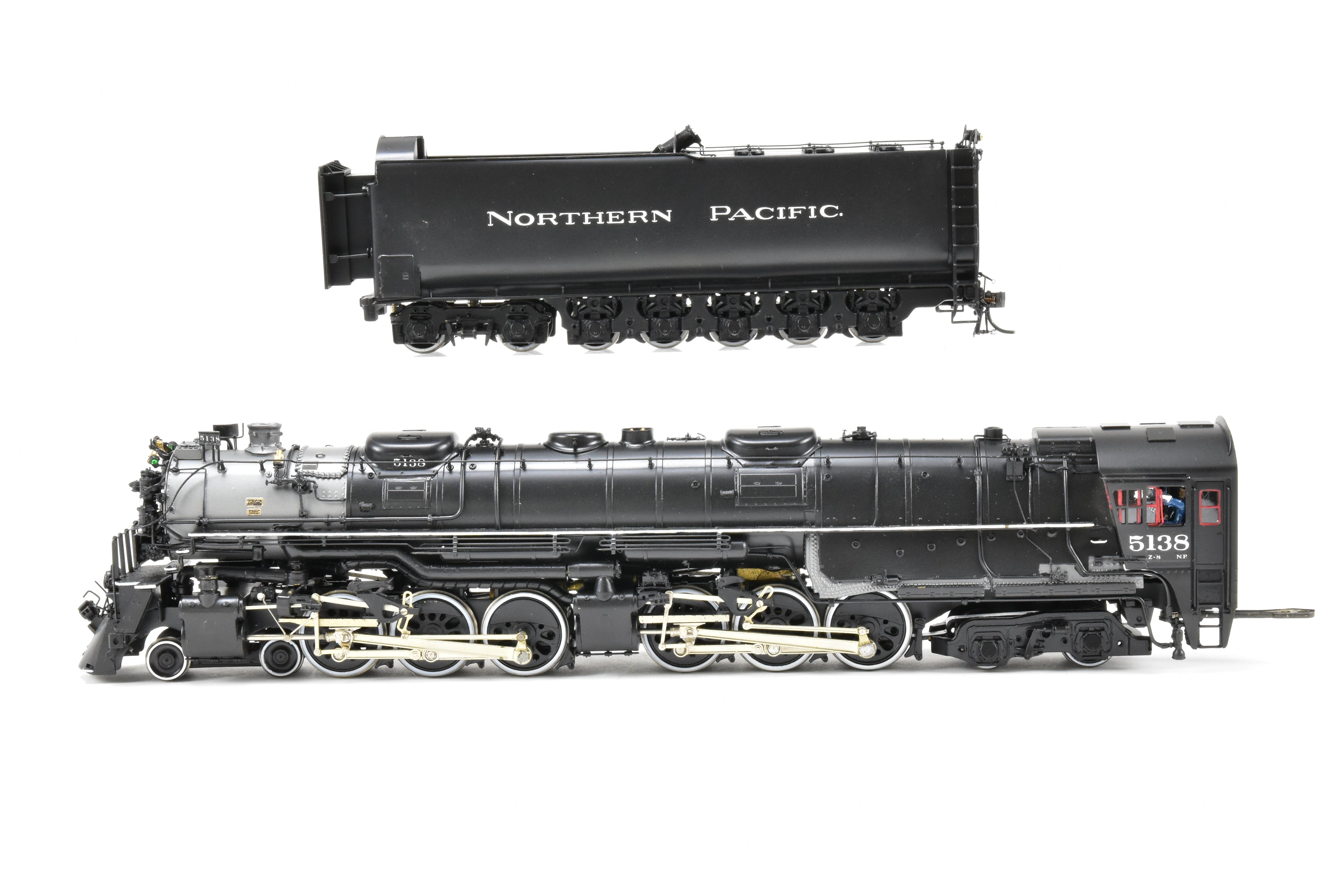 HO Classic Pro - Painted Northern Pacific Z - 8 Challenger Brass Key Imports #5138