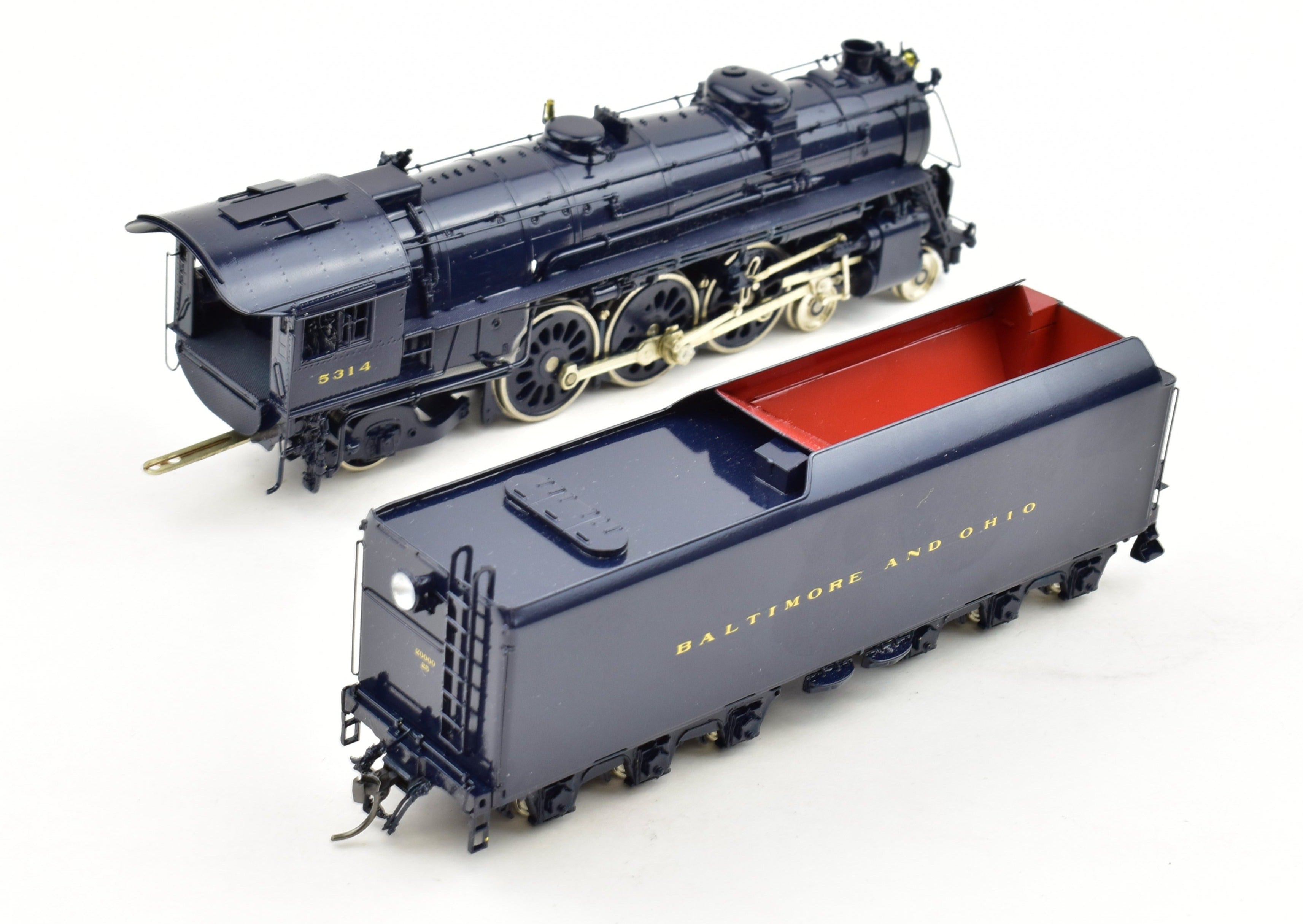 HO Scale Brass Key Imports B&O P-7e 4-6-2 Pacific #5314 Custom Series 47 FP Model