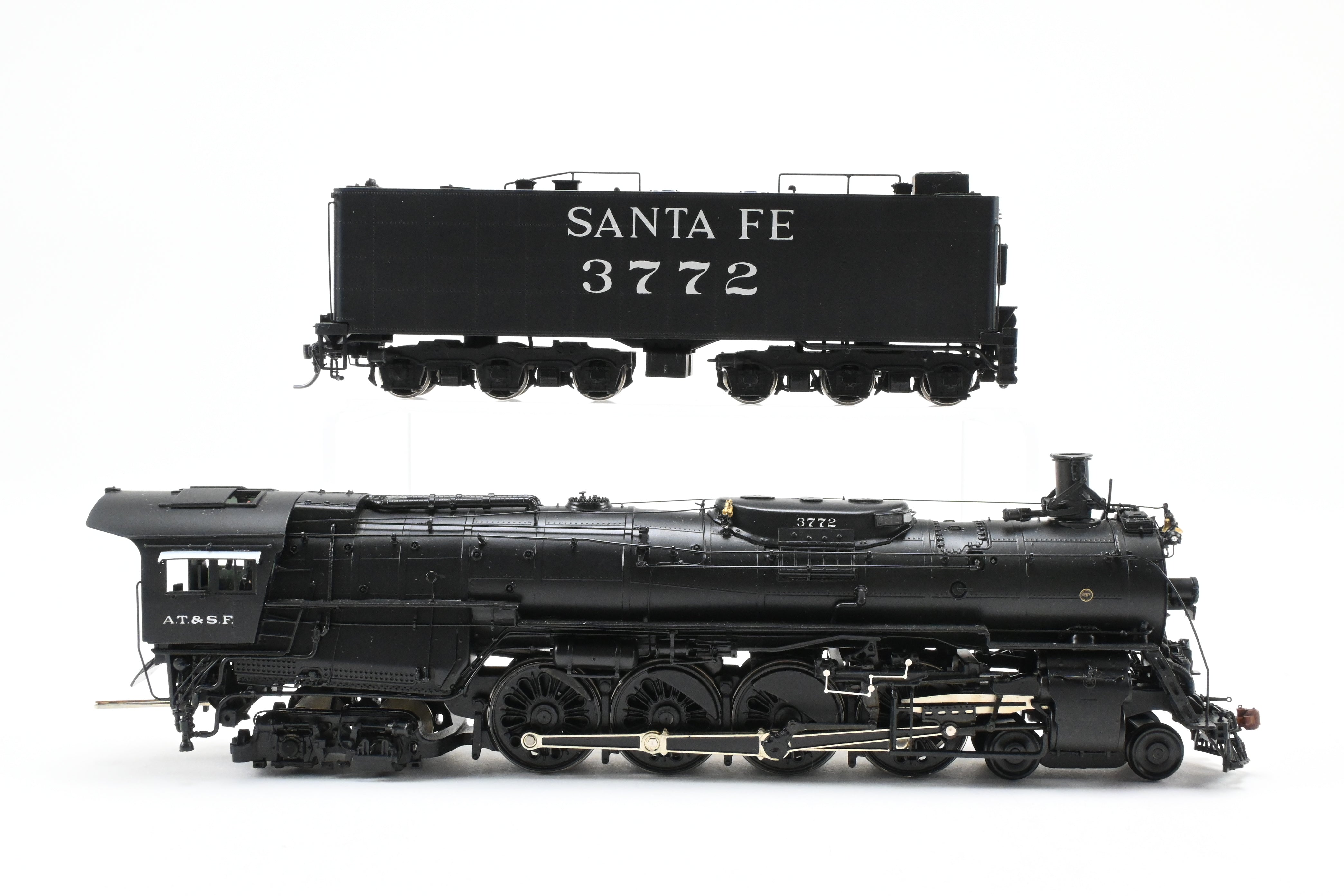 HO Brass Hallmark ATSF Santa Fe 3765 Class 4-8-4 Modernized FP Model #3772