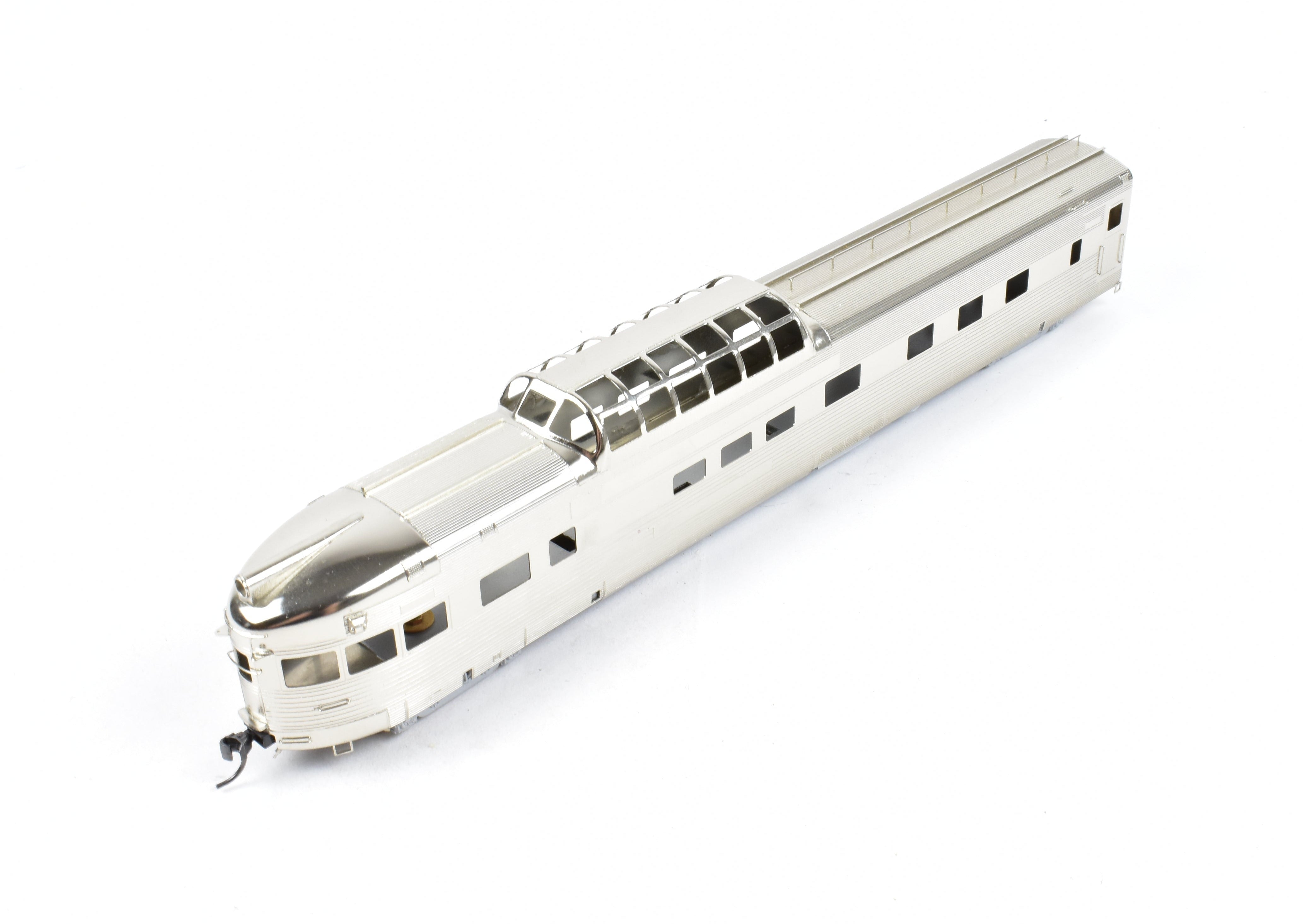 HO Scale Brass Model of Oriental Limited CB&Q/DRGW/WP California Zephyr Dome Sleeper Observation Car