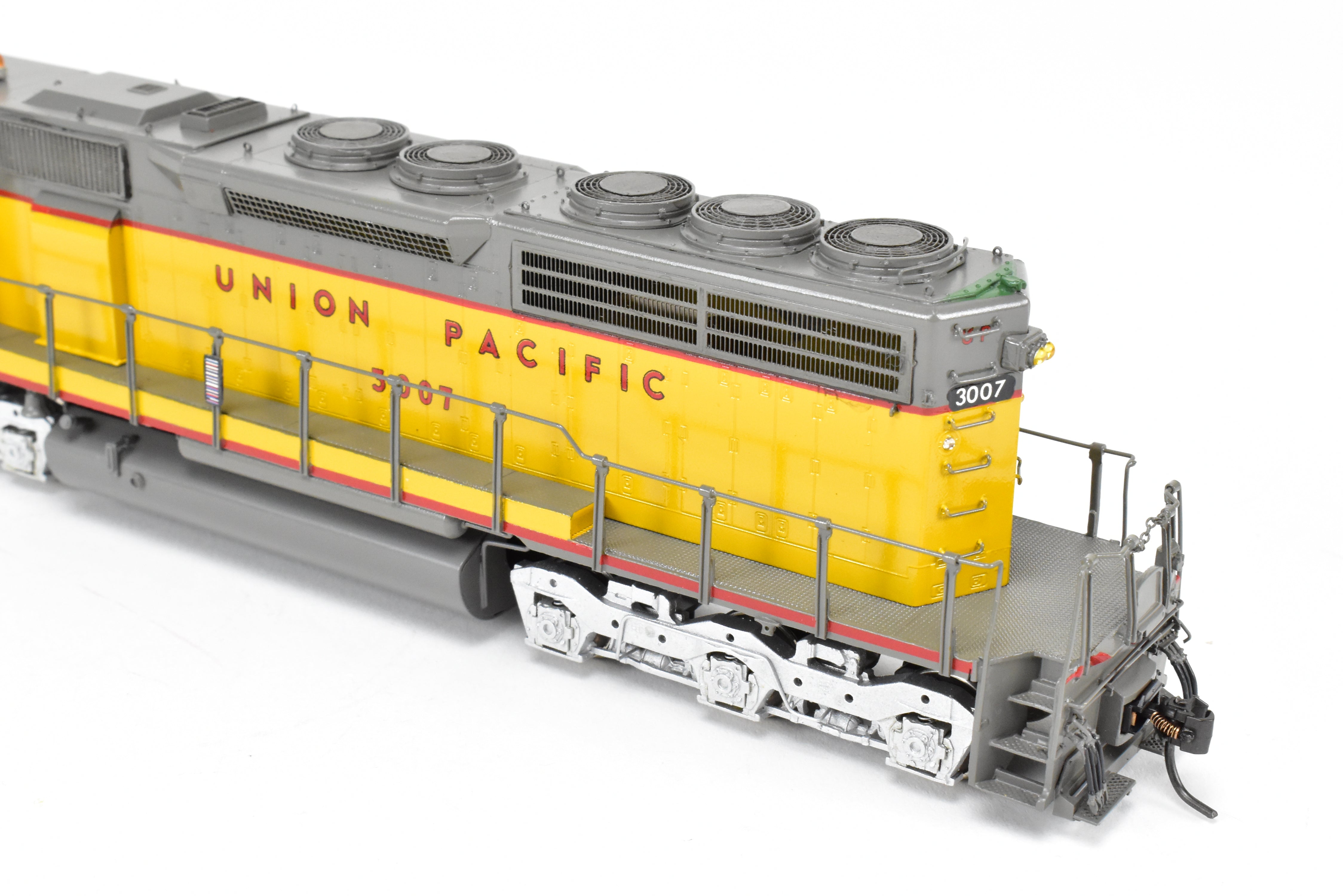 HO Scale Brass Model Train by Overland Models Inc. (OMI) - Union Pacific EMD SD40 Locomotive with Low Mounted Brake Cylinders and Low Hood, Custom Painted as CP No. 3007