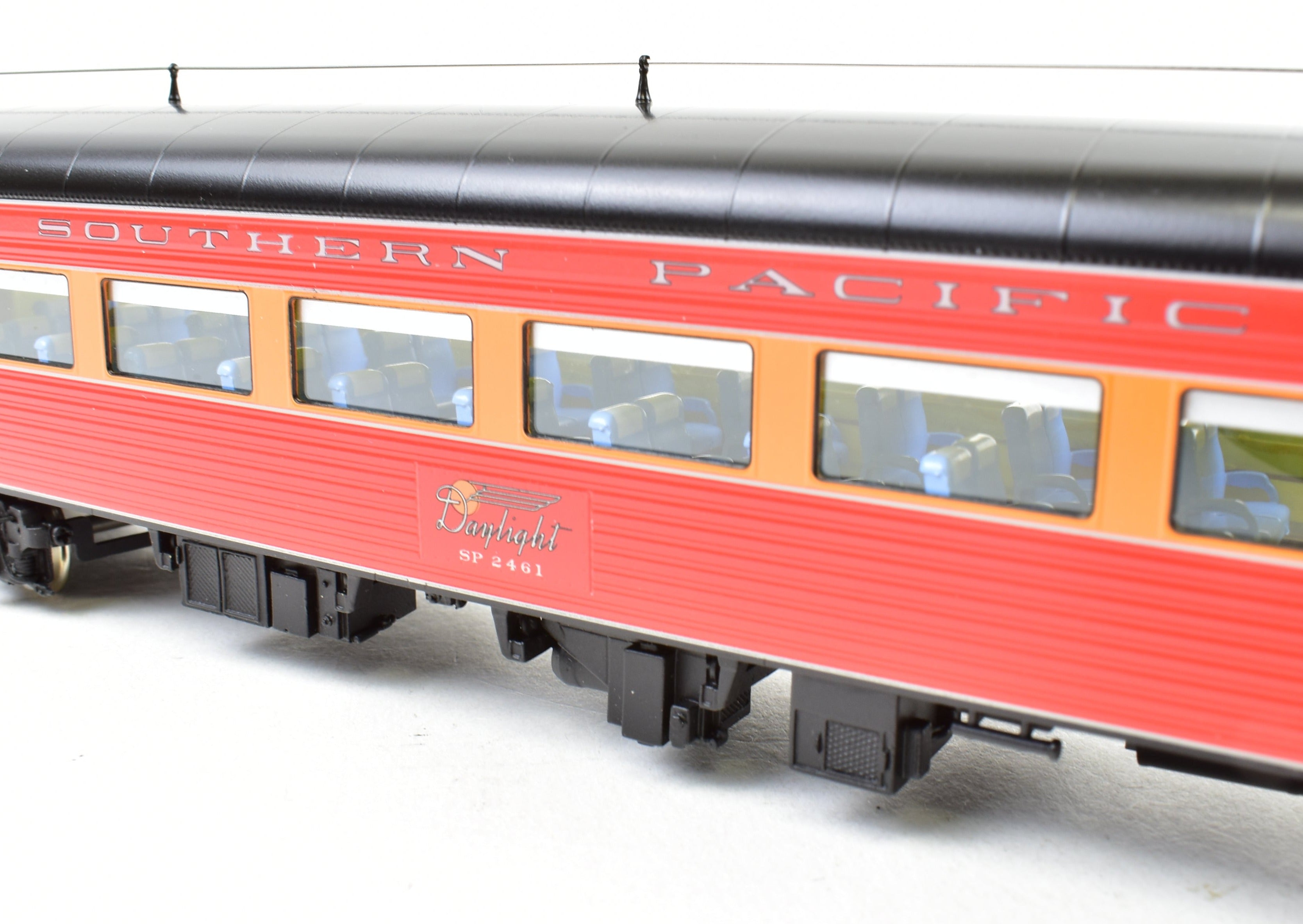 HO Scale Brass Model Train Set - Challenger Imports SP - Southern Pacific 1955 Morning Daylight 3 - Pack Add - On Set with Freight and Passenger Cars