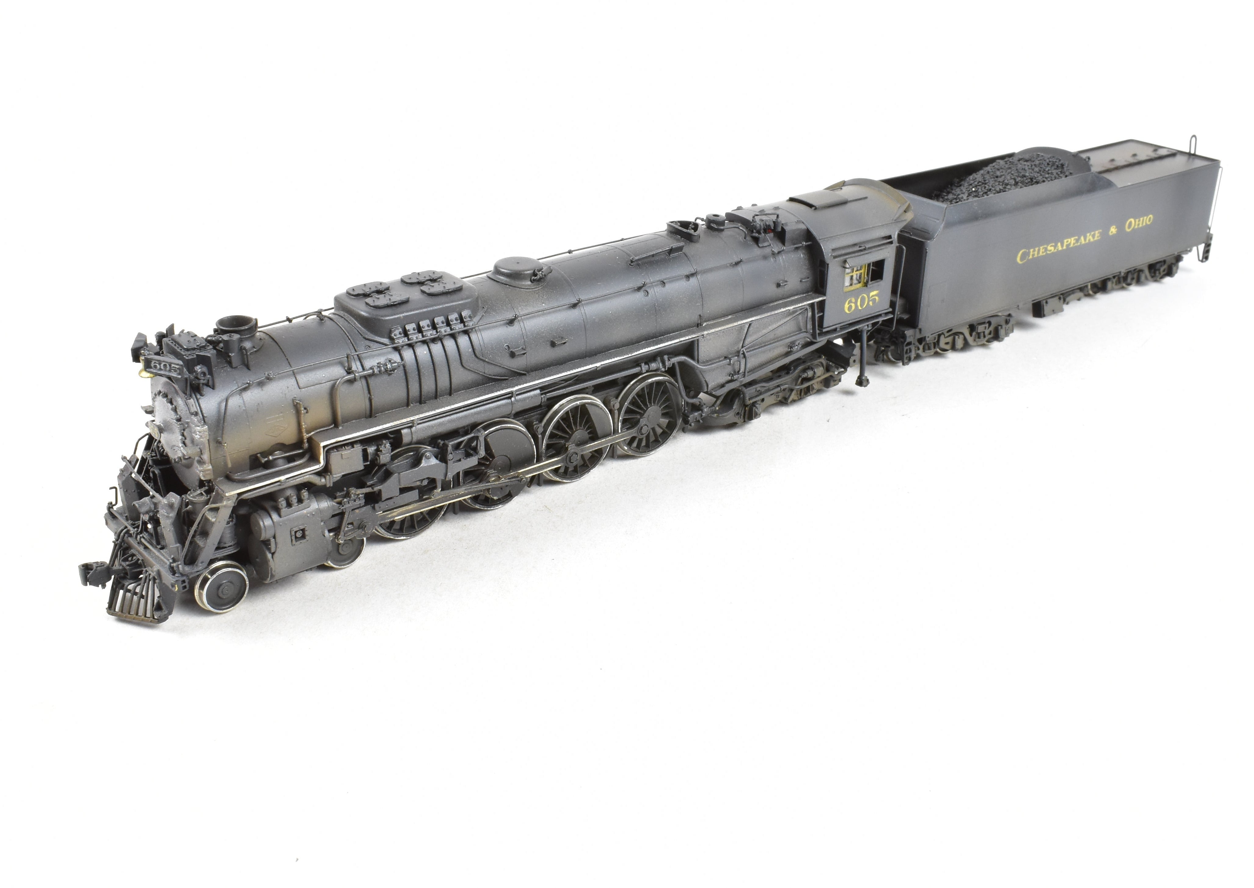 HO Custom Painted DCC & Sound C&O Chesapeake & Ohio J-3 605 Class 4-8-4 Brass Key Import