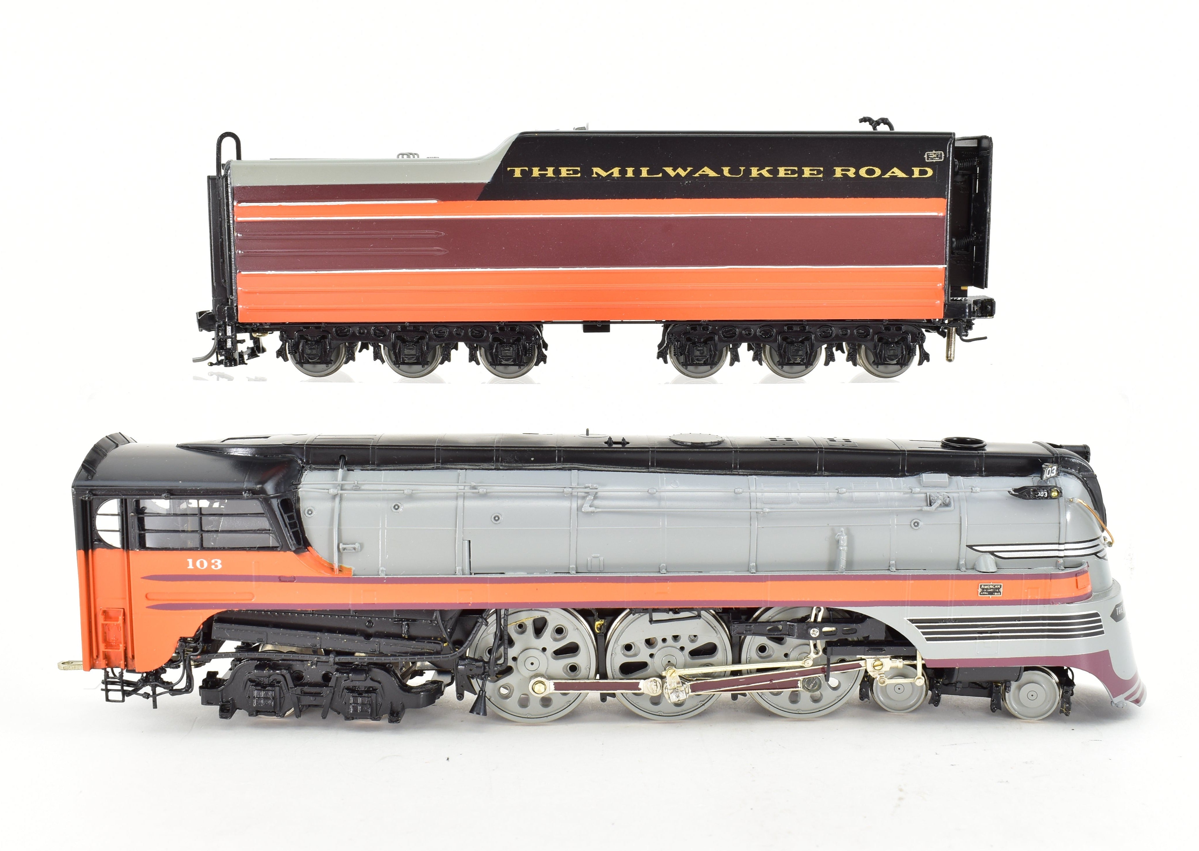 HO Brass OMI - Overland Models Inc. MILW F-7 4-6-4 Baltic FP No. 103